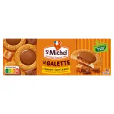 ST MICHEL Galettes fourrées au chocolat au lait et caramel
