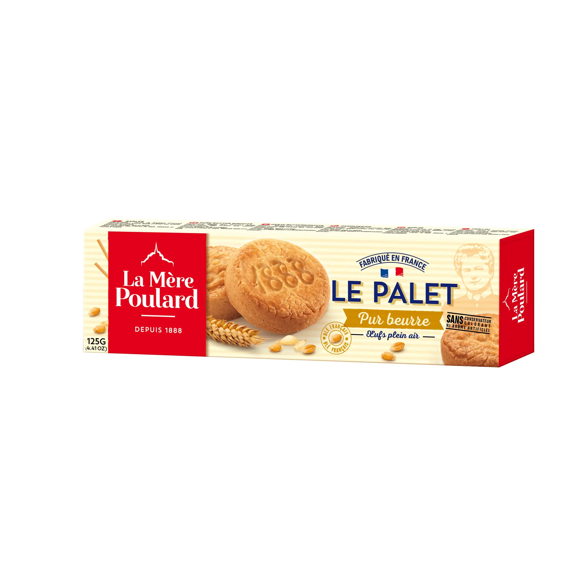 LA MERE POULARD Le palet biscuits sablés pur beurre aux œufs plein air