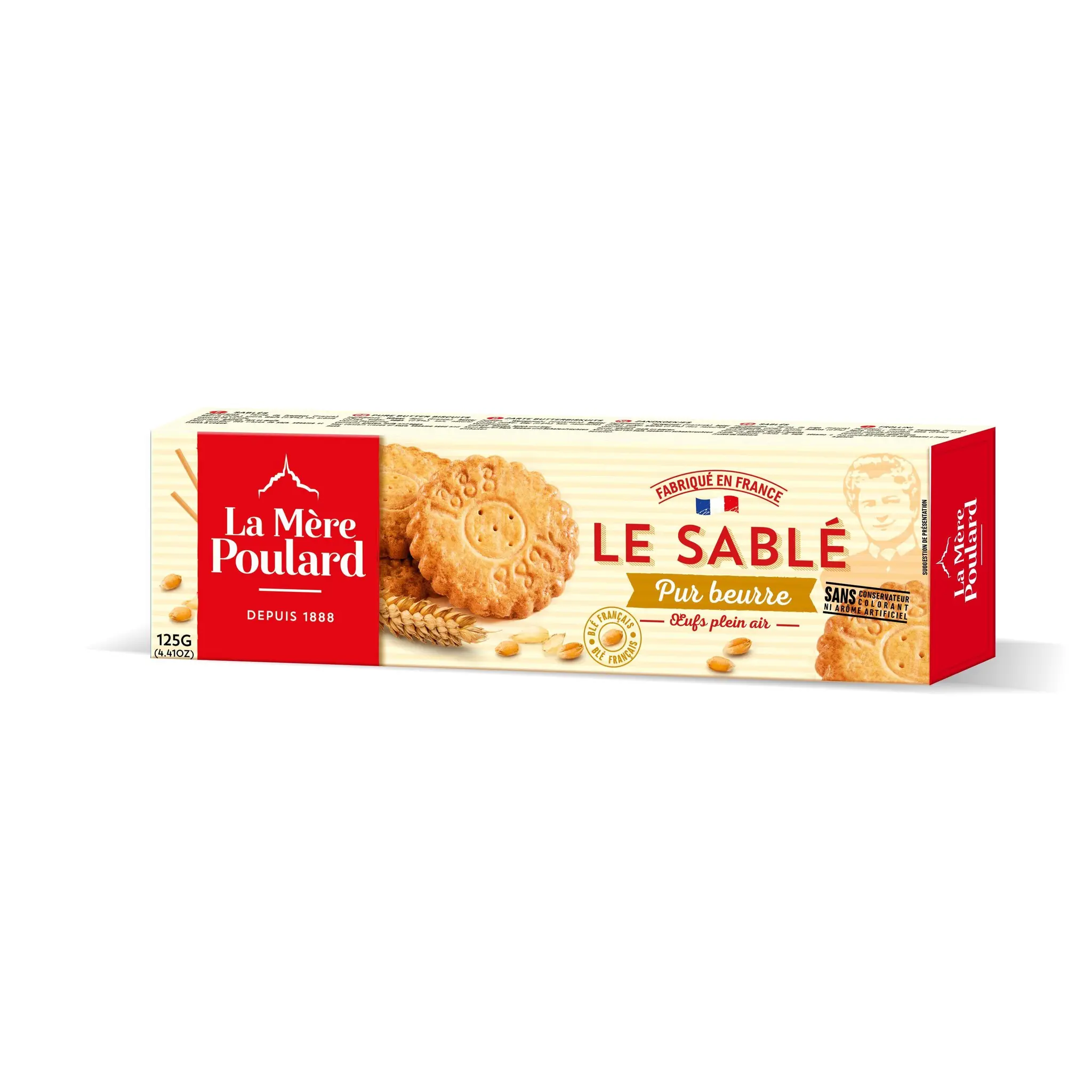 LA MERE POULARD Biscuits sablés pur beurre au œufs plein air