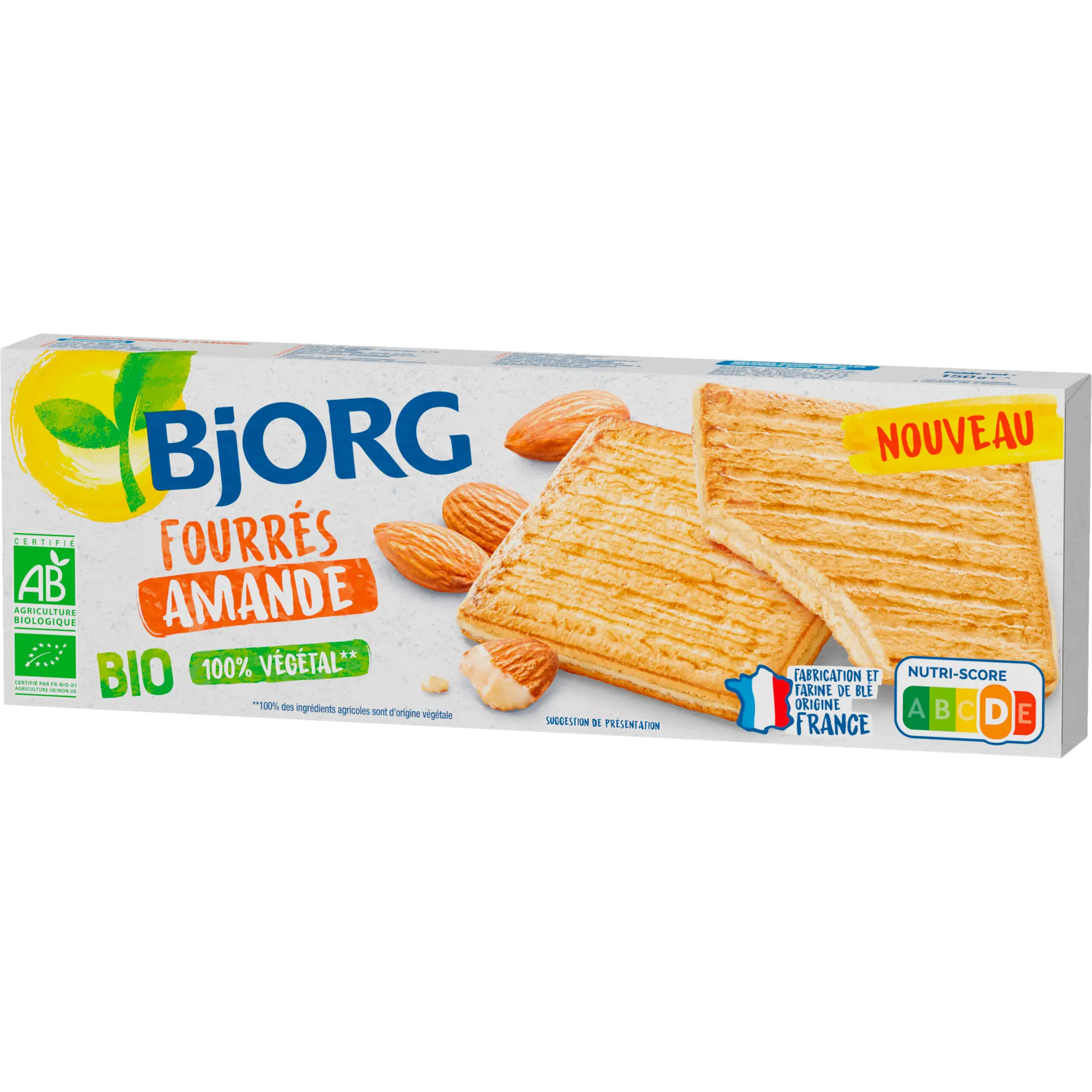 BJORG Biscuits bio fourrés aux amandes