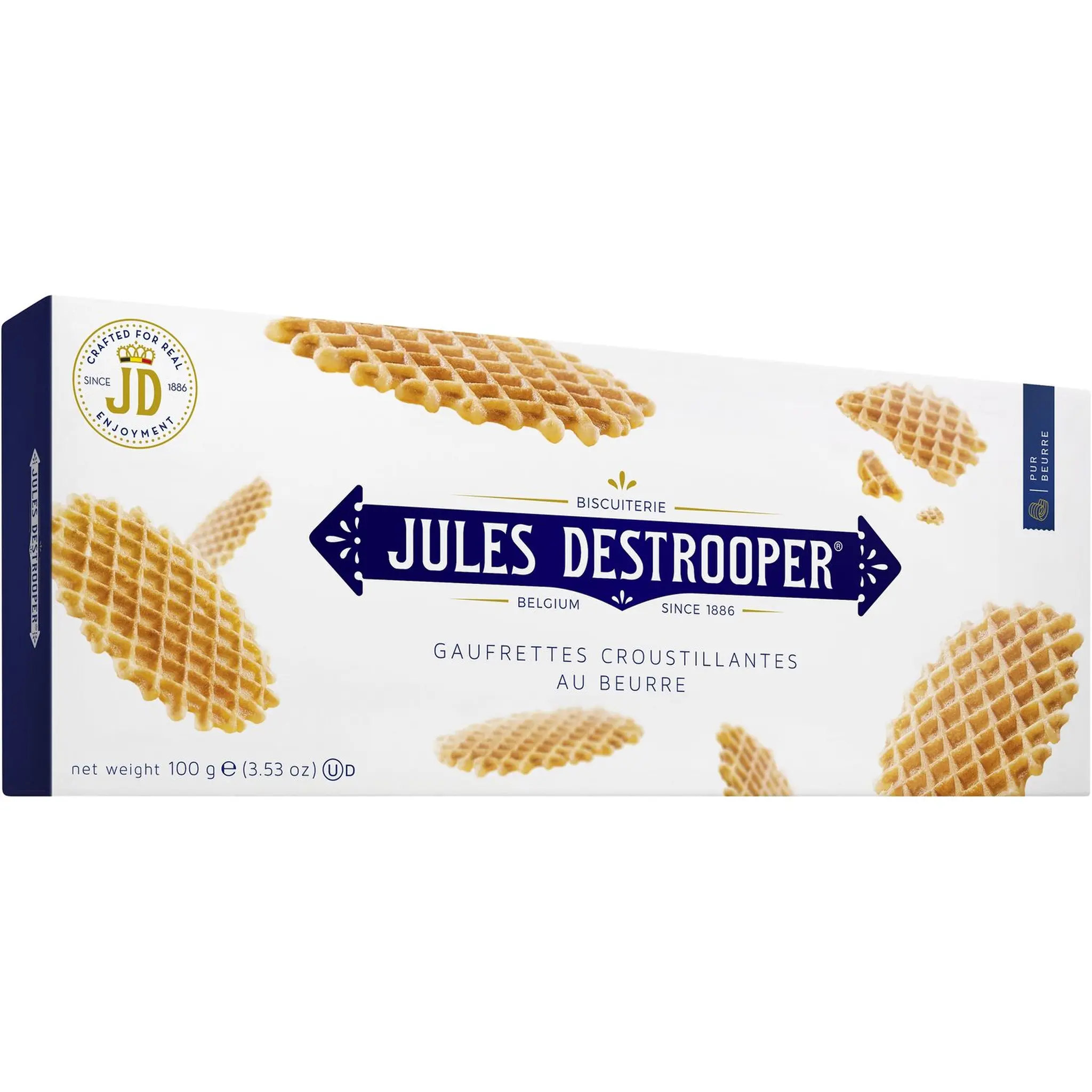 JULES DESTROOPER Gaufrettes croustillantes au beurre