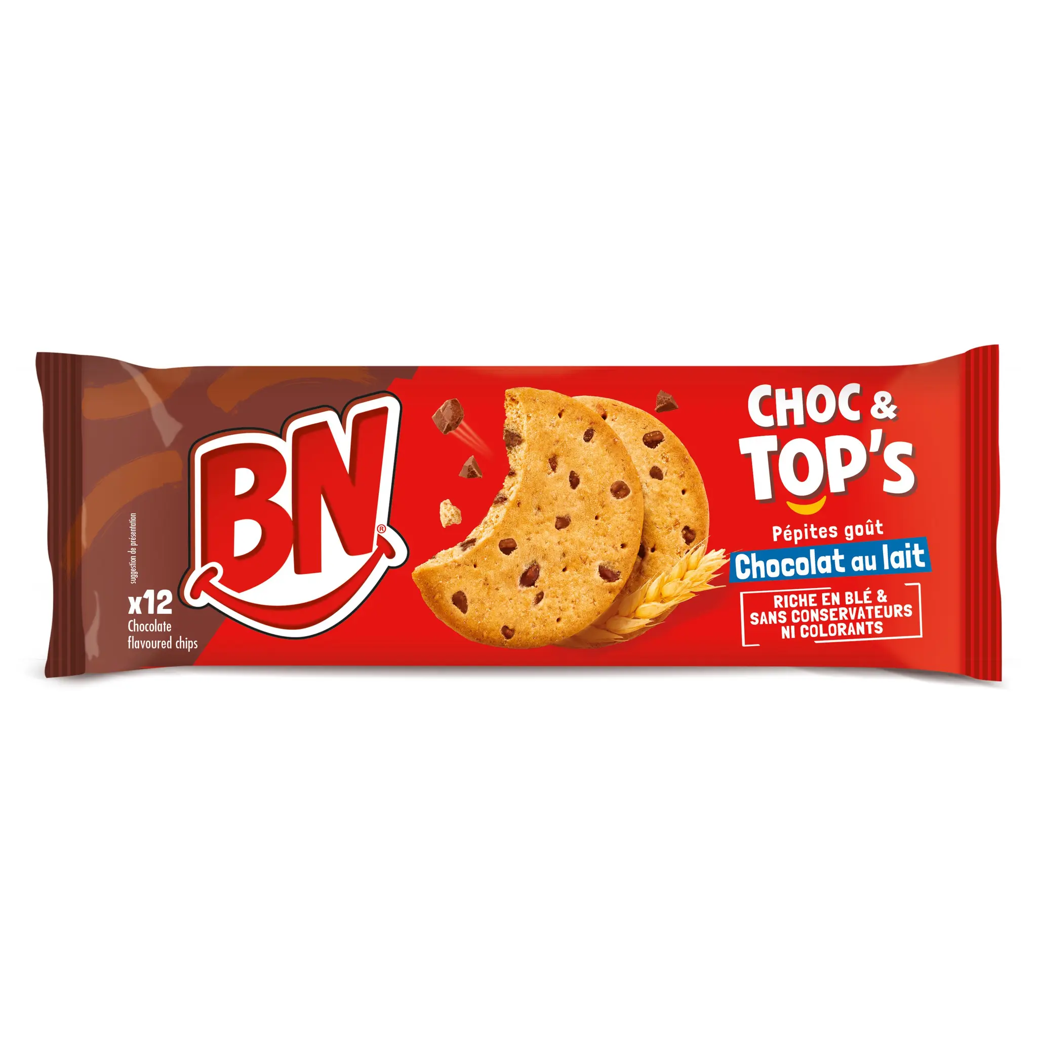 BN Biscuits sablés aux pépites de chocolat au lait