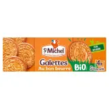 ST MICHEL Galettes bio pur beurre sachets fraîcheur