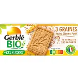 GERBLE BIO Biscuits aux 3 graines sachets fraîcheur