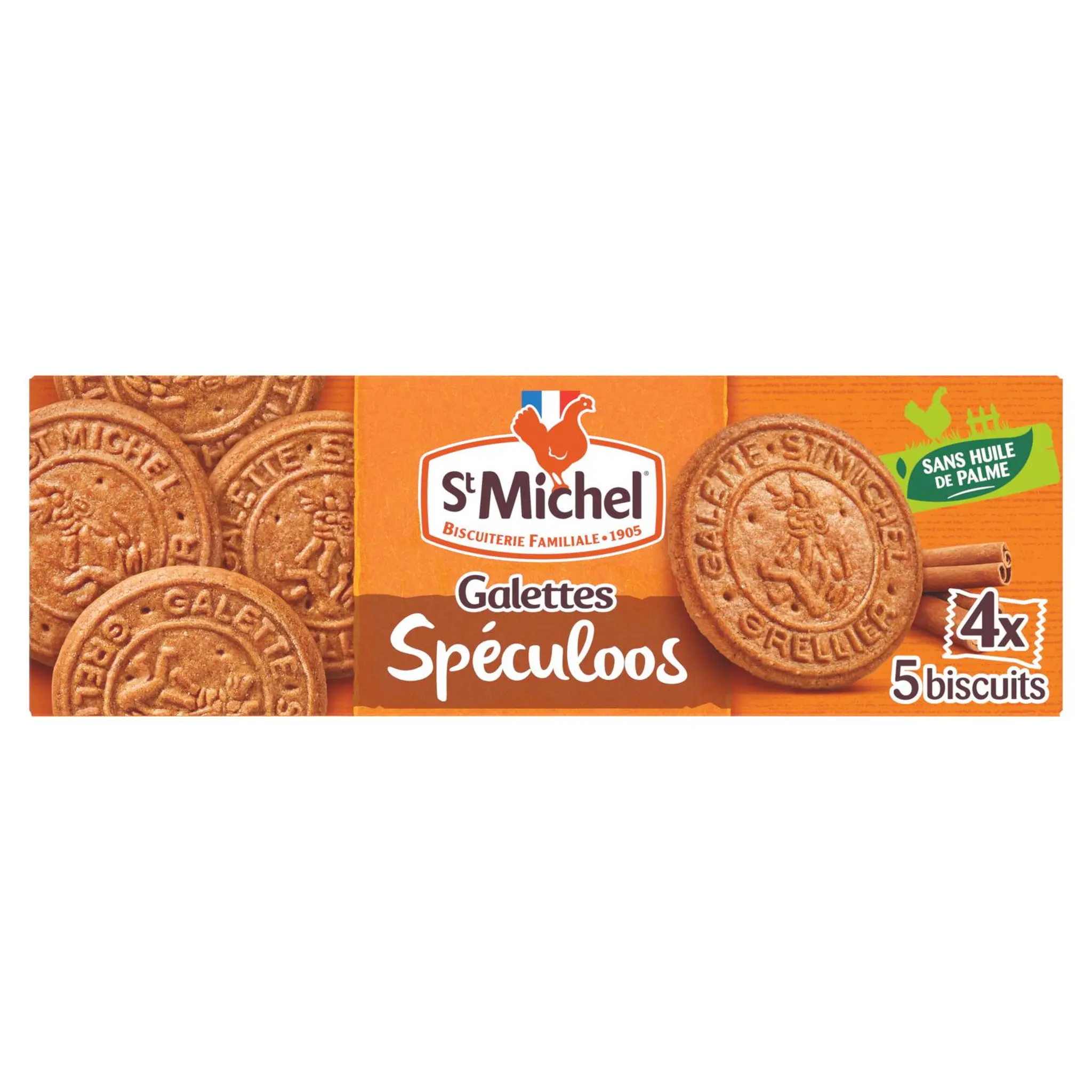 ST MICHEL Galettes spéculoos sachets individuels