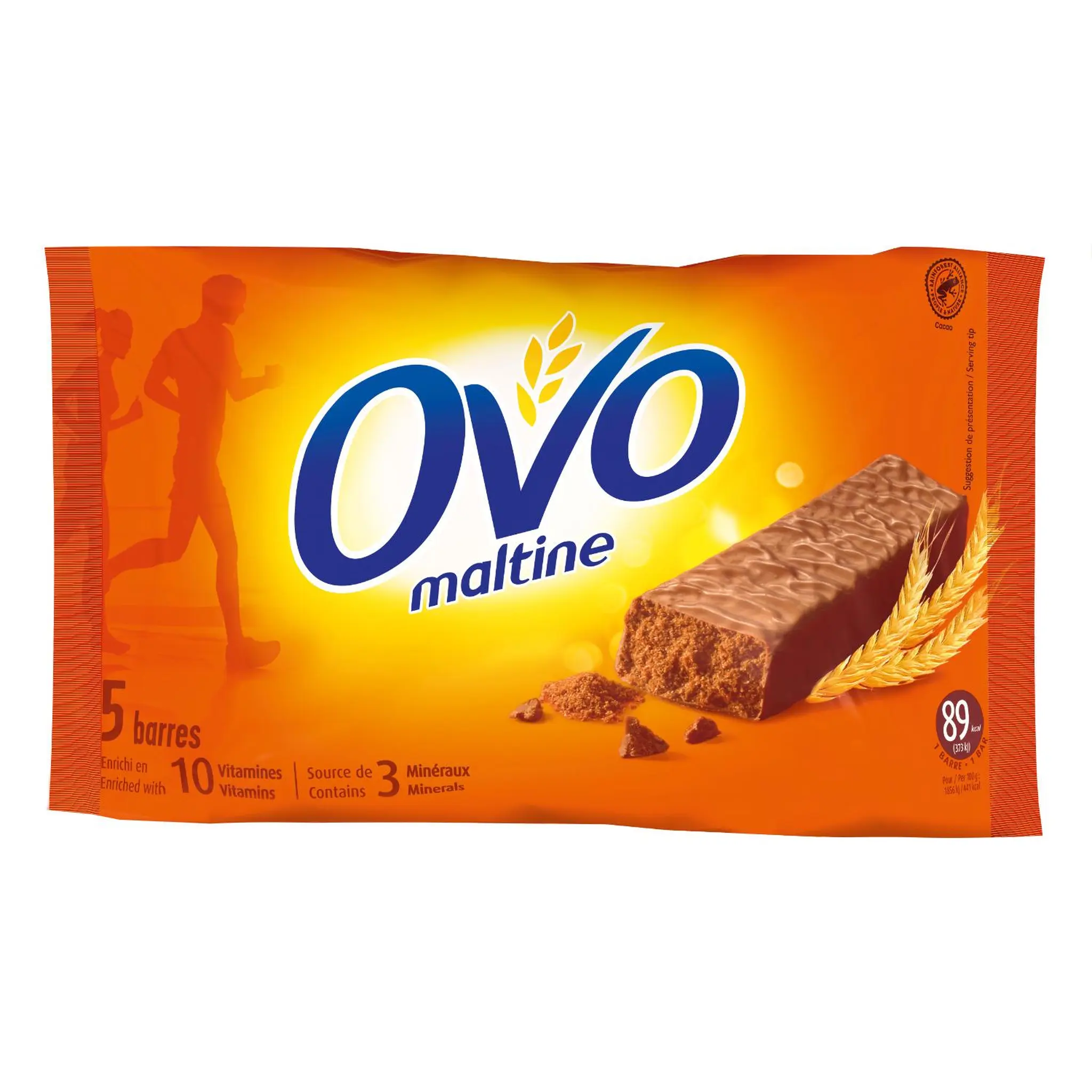OVOMALTINE Barres vitamines & minéraux