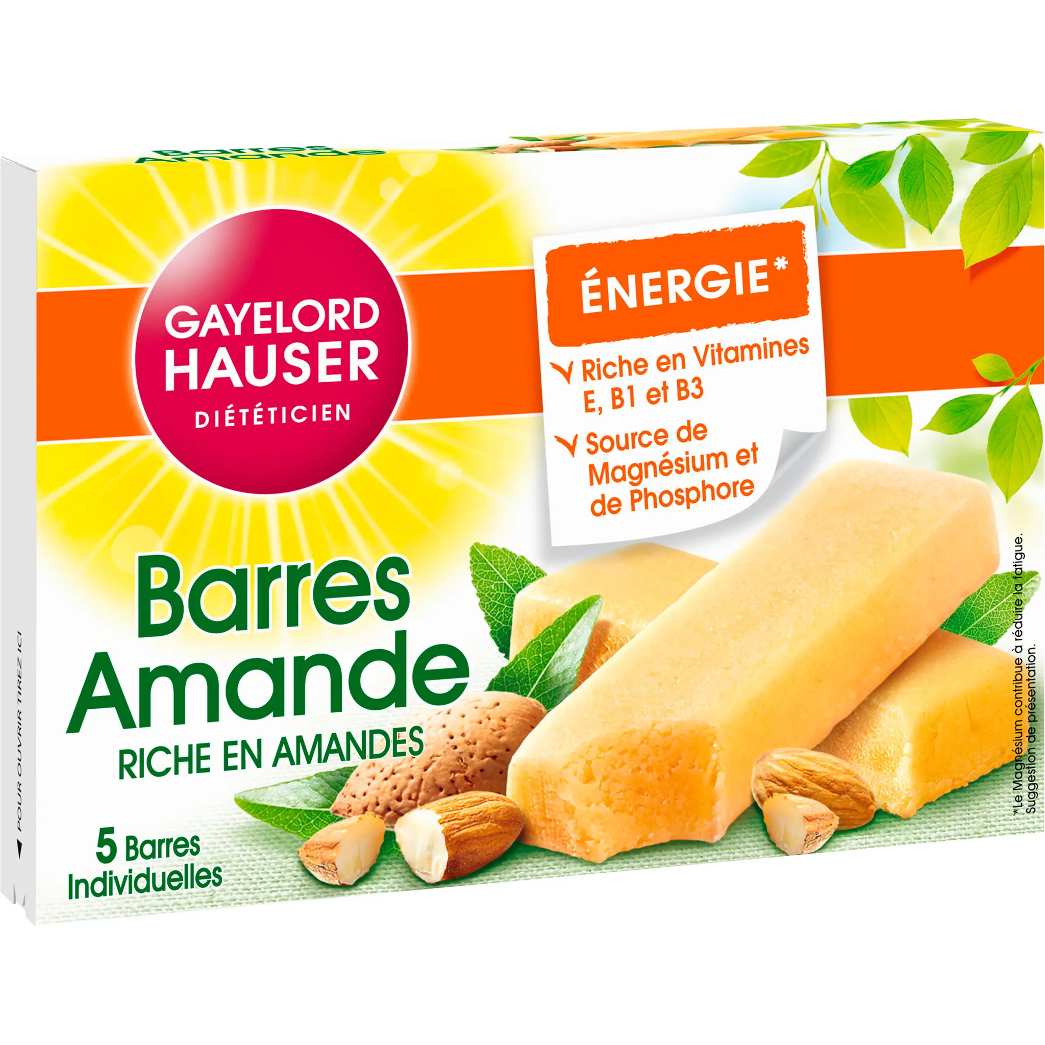 GAYELORD HAUSER Barres amandes individuelles