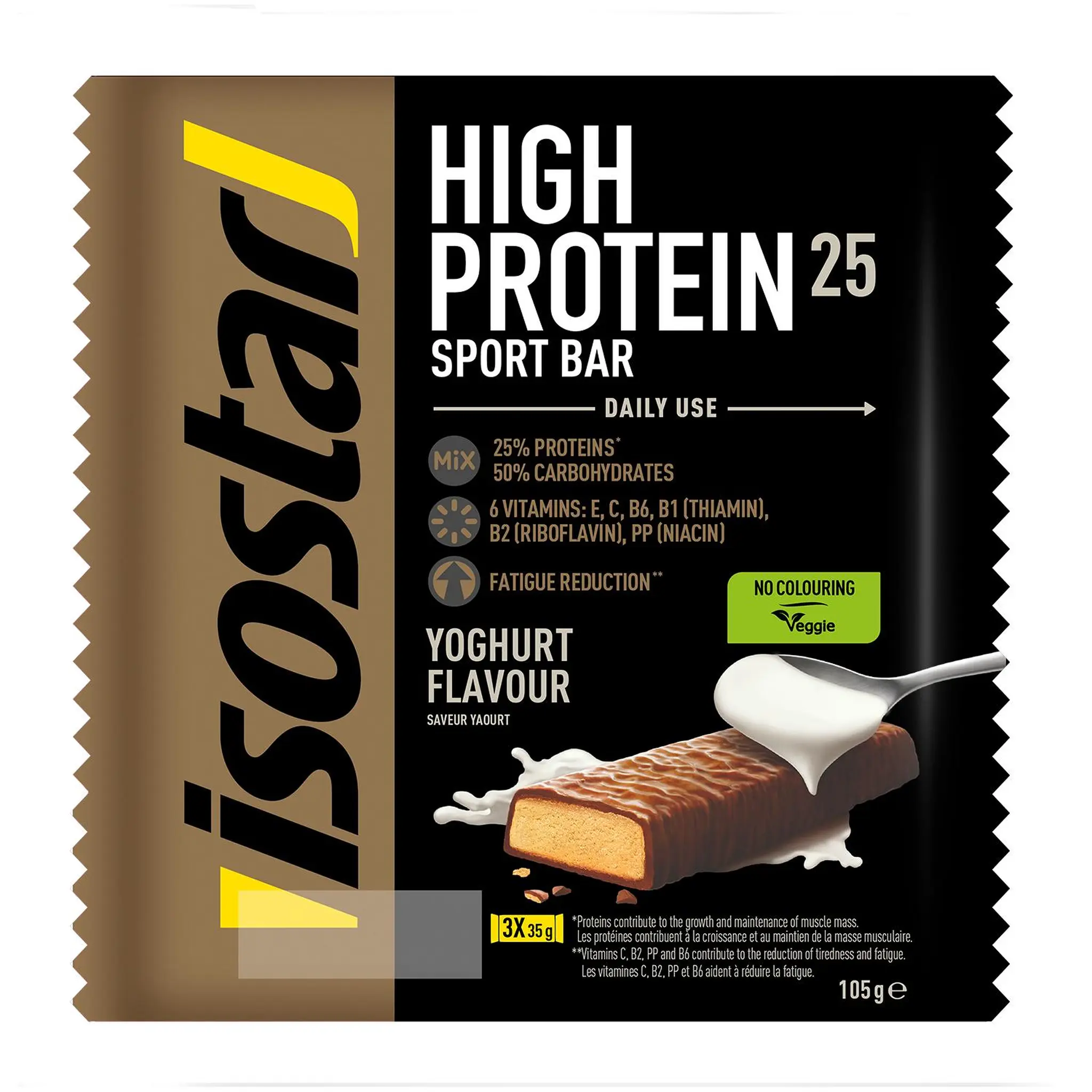 ISOSTAR Barres protéinées saveur yaourt