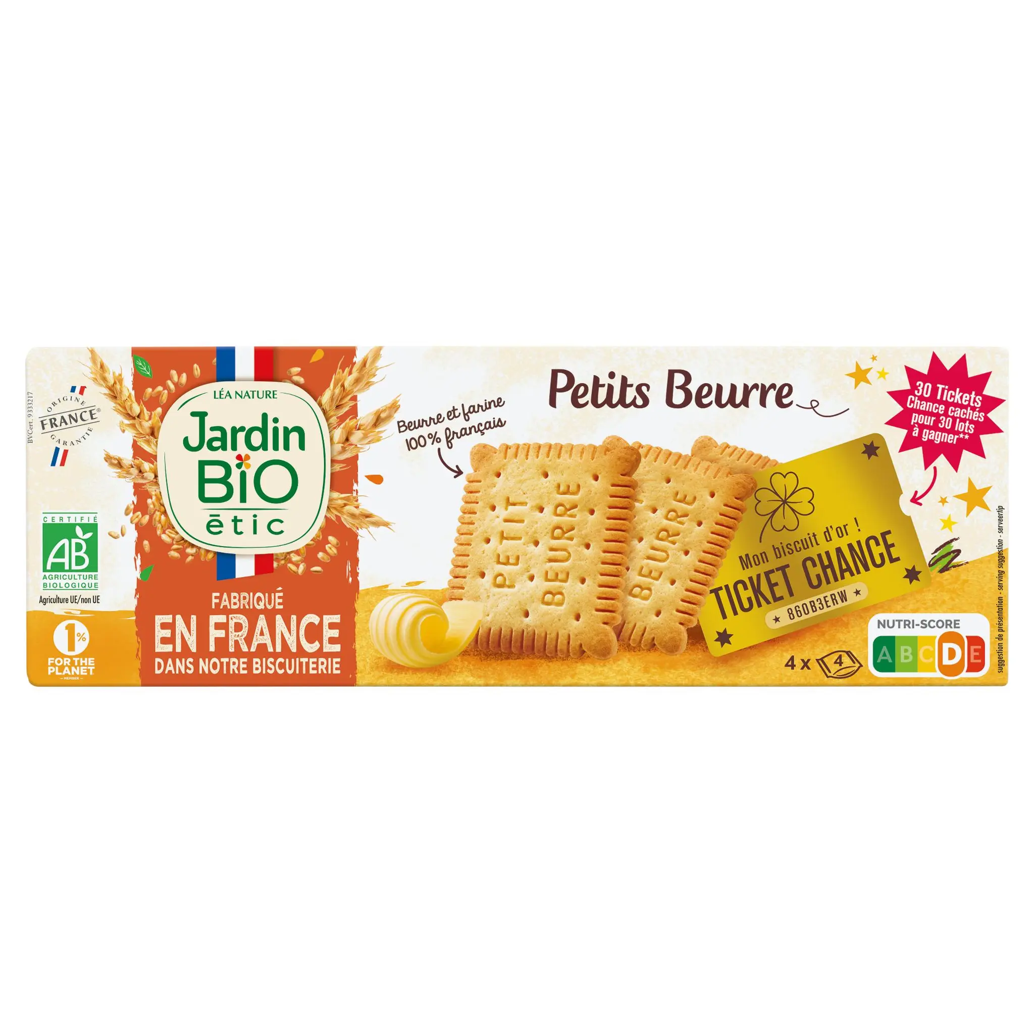 JARDIN BIO Biscuits petit beurre