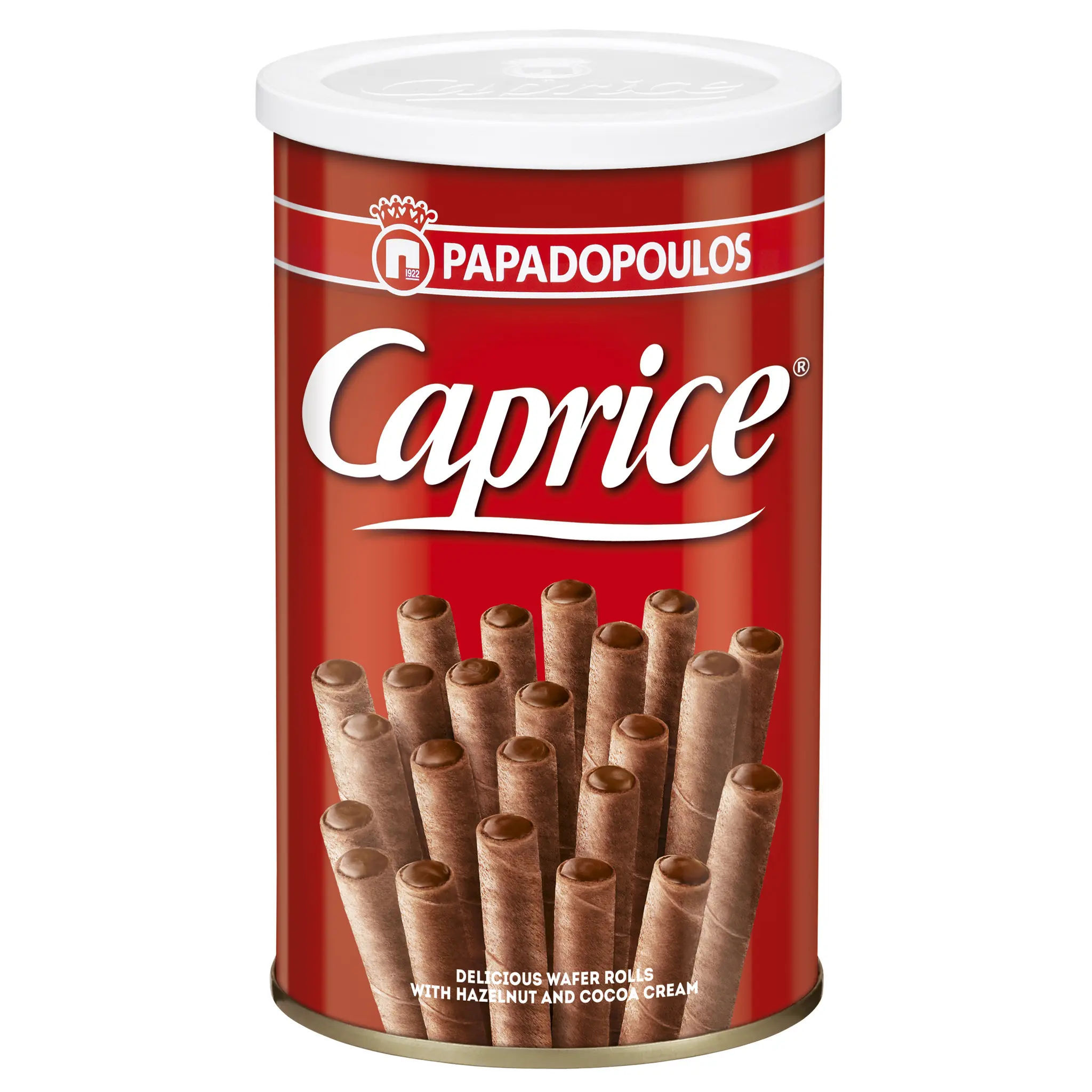 PAPADOPOULOS Gaufrettes fourrées crème noisette cacao Caprice