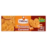 ST MICHEL Palmiers au caramel biscuits feuilletés et croustillants sachets fraîcheur