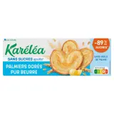 KARELEA Palmiers dorés sans sucres ajoutés