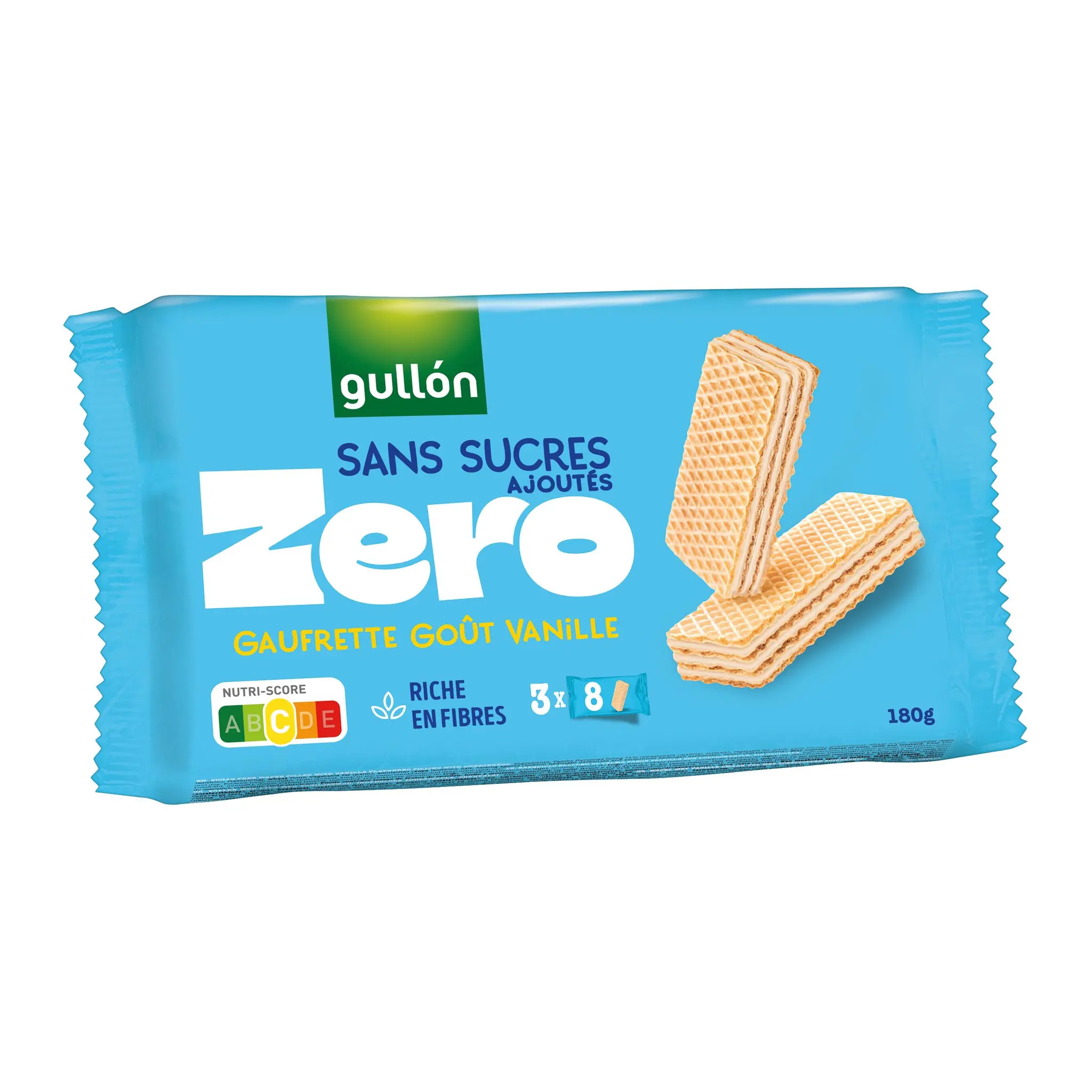 GULLON Gaufrettes sans sucres ajoutés à la vanille