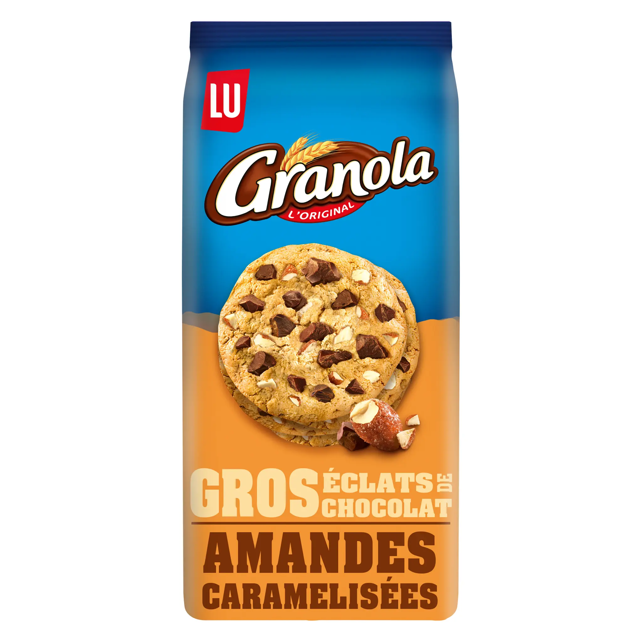 GRANOLA L'original cookies aux gros éclats de chocolat et amandes caramélisées