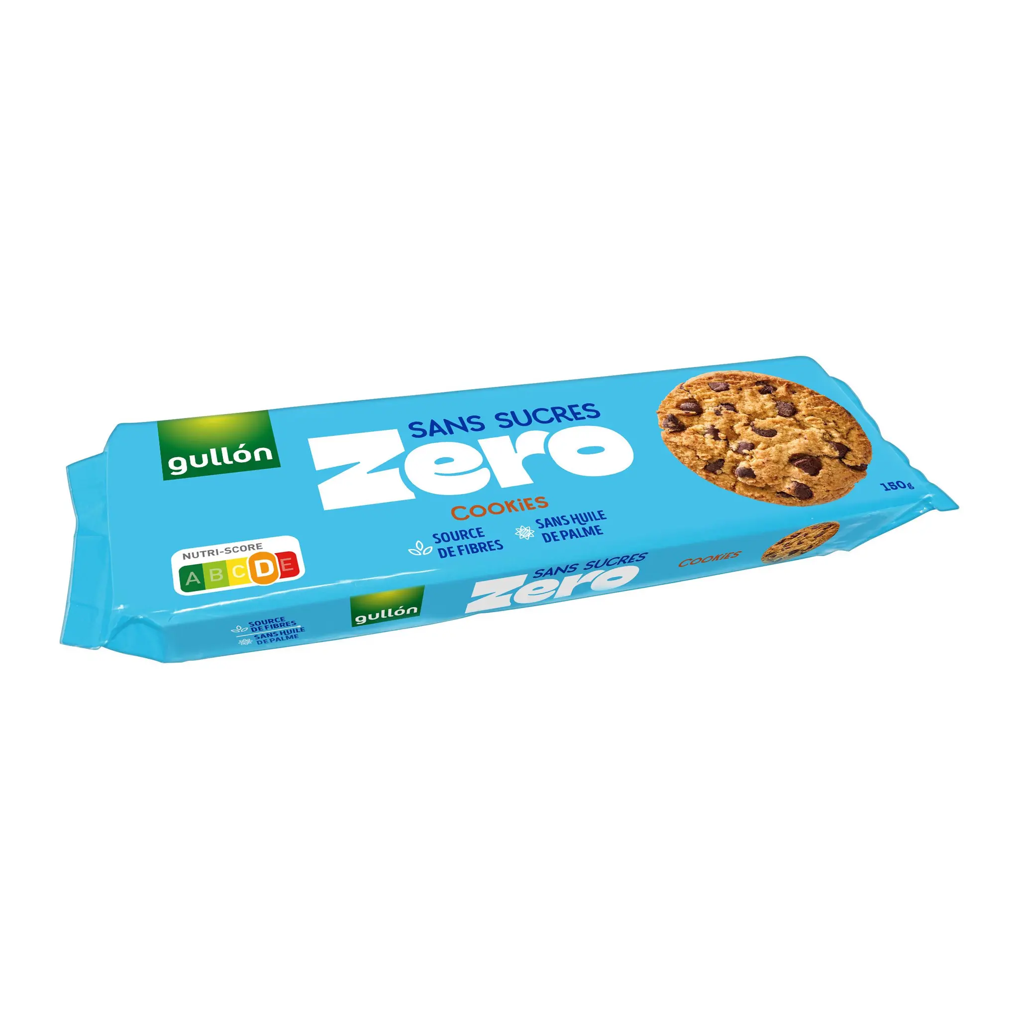 GULLON Cookies aux pépites de chocolat sans sucres