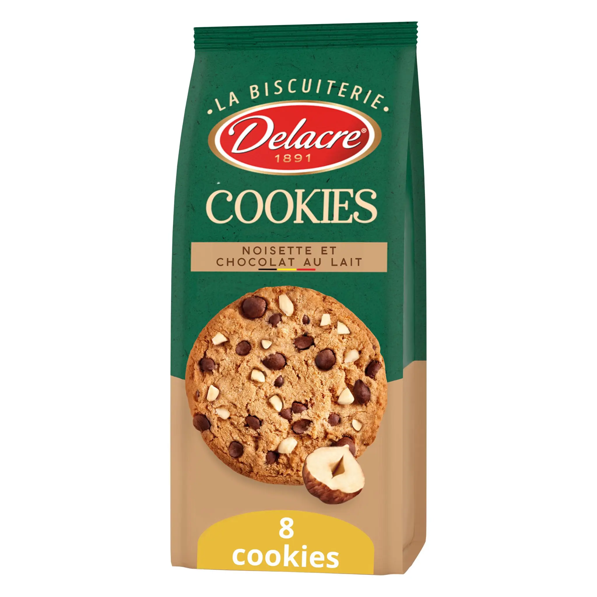 DELACRE Cookies classique à la noisette