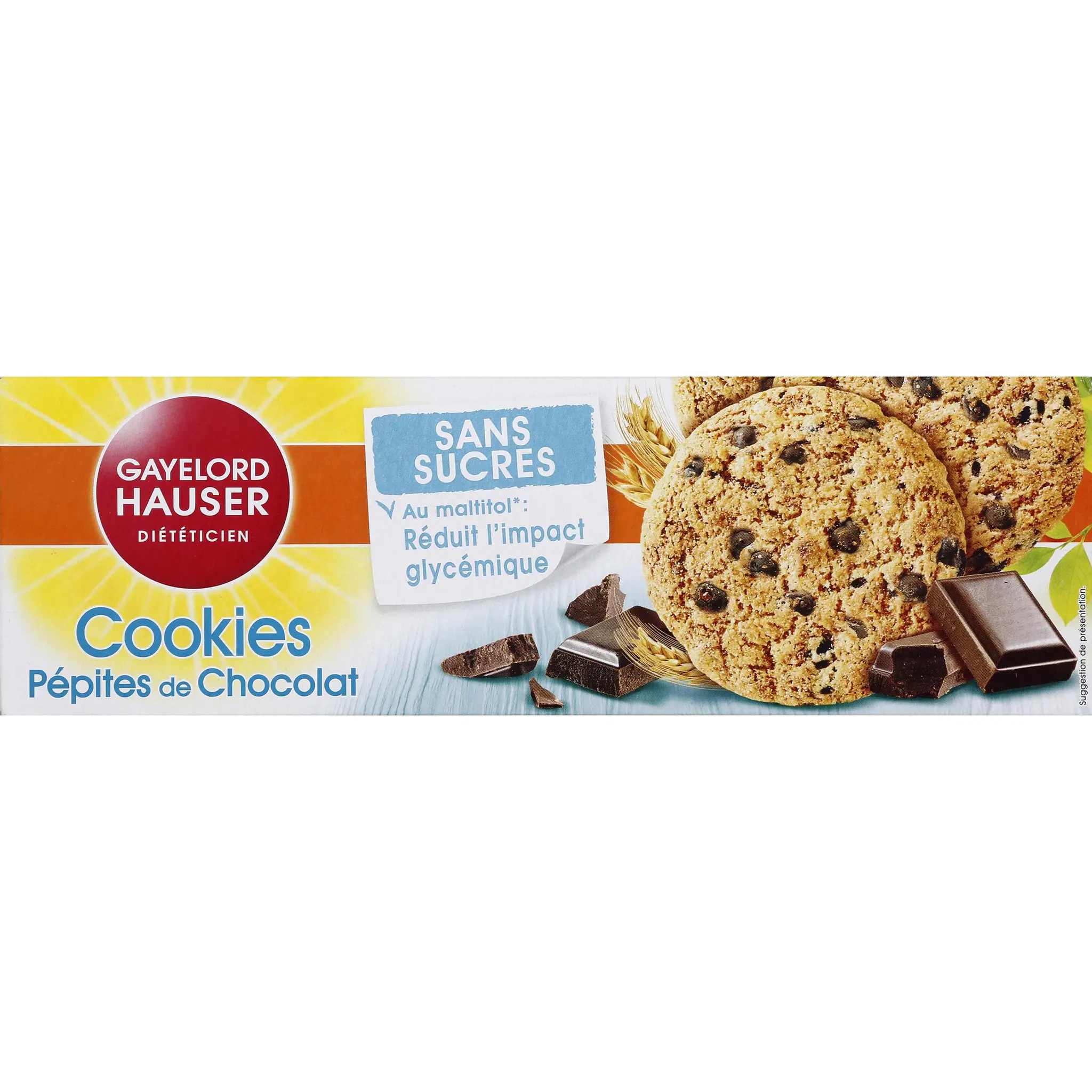 GAYELORD HAUSER Cookies aux pépites de chocolat sans sucres ajoutés
