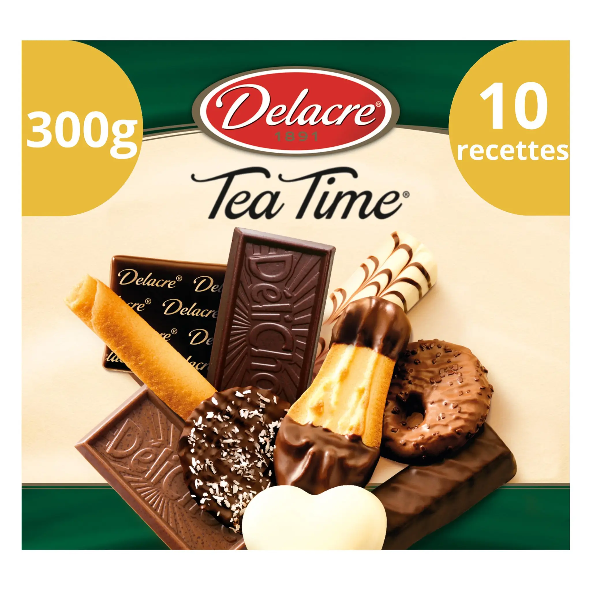 DELACRE Tea Time assortiment de biscuits