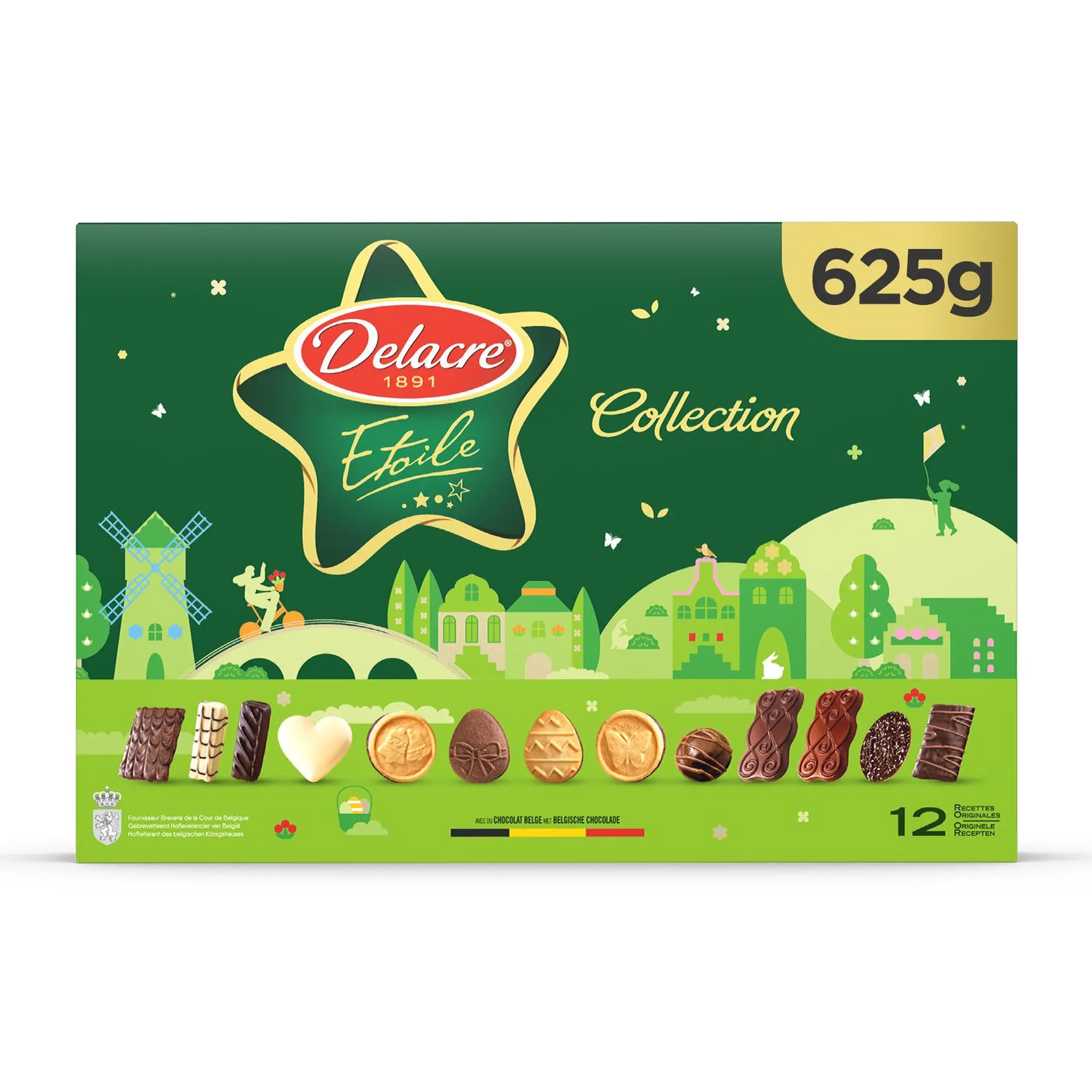 DELACRE Assortiment de biscuits collection Etoile