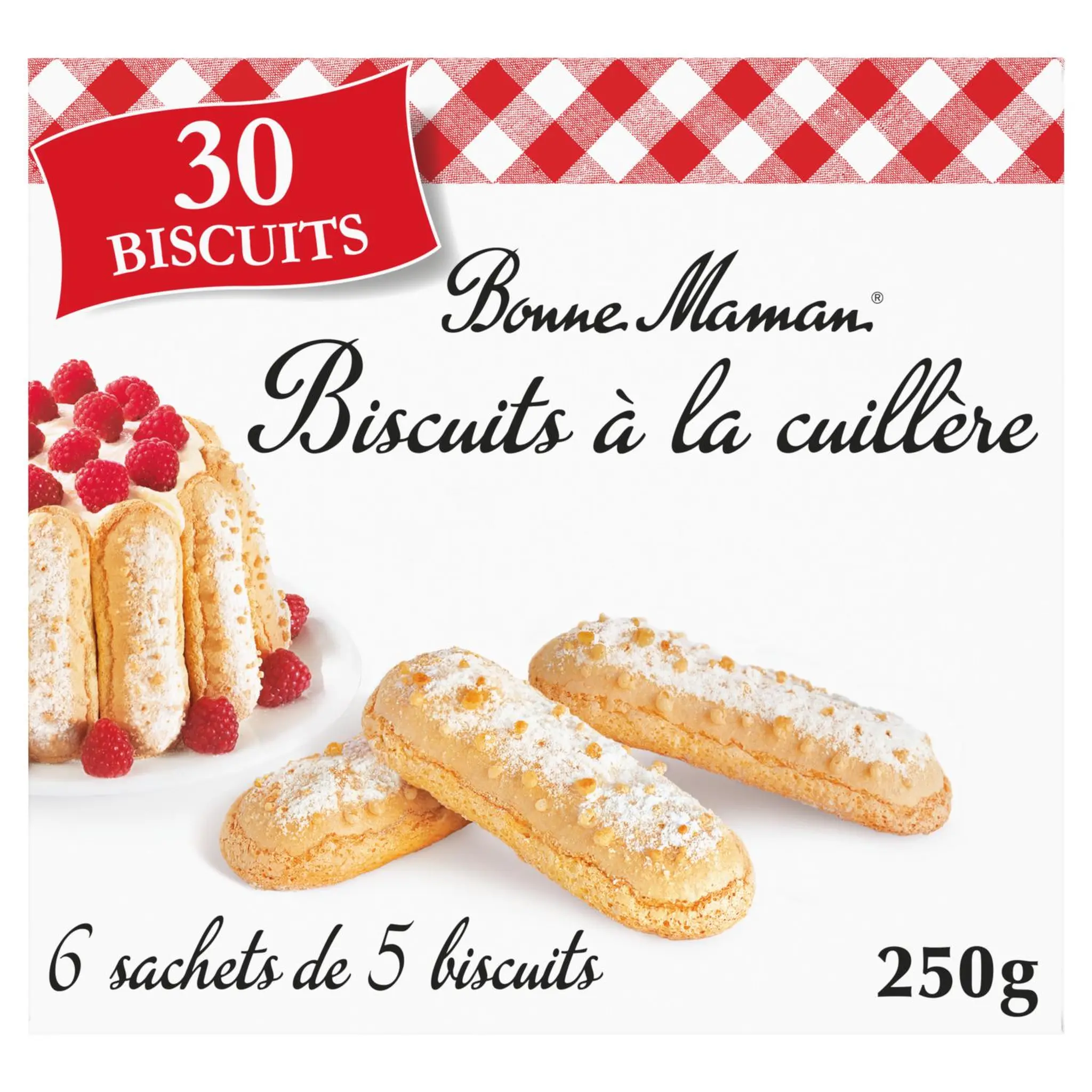 BONNE MAMAN Biscuits à la cuillère sachets fraîcheur