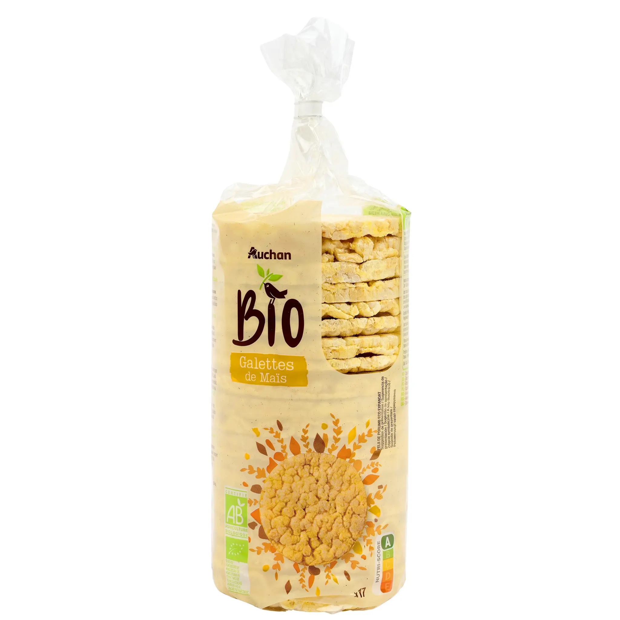 AUCHAN BIO Galettes de maïs