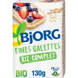 BJORG Fines galettes de riz complet bio
