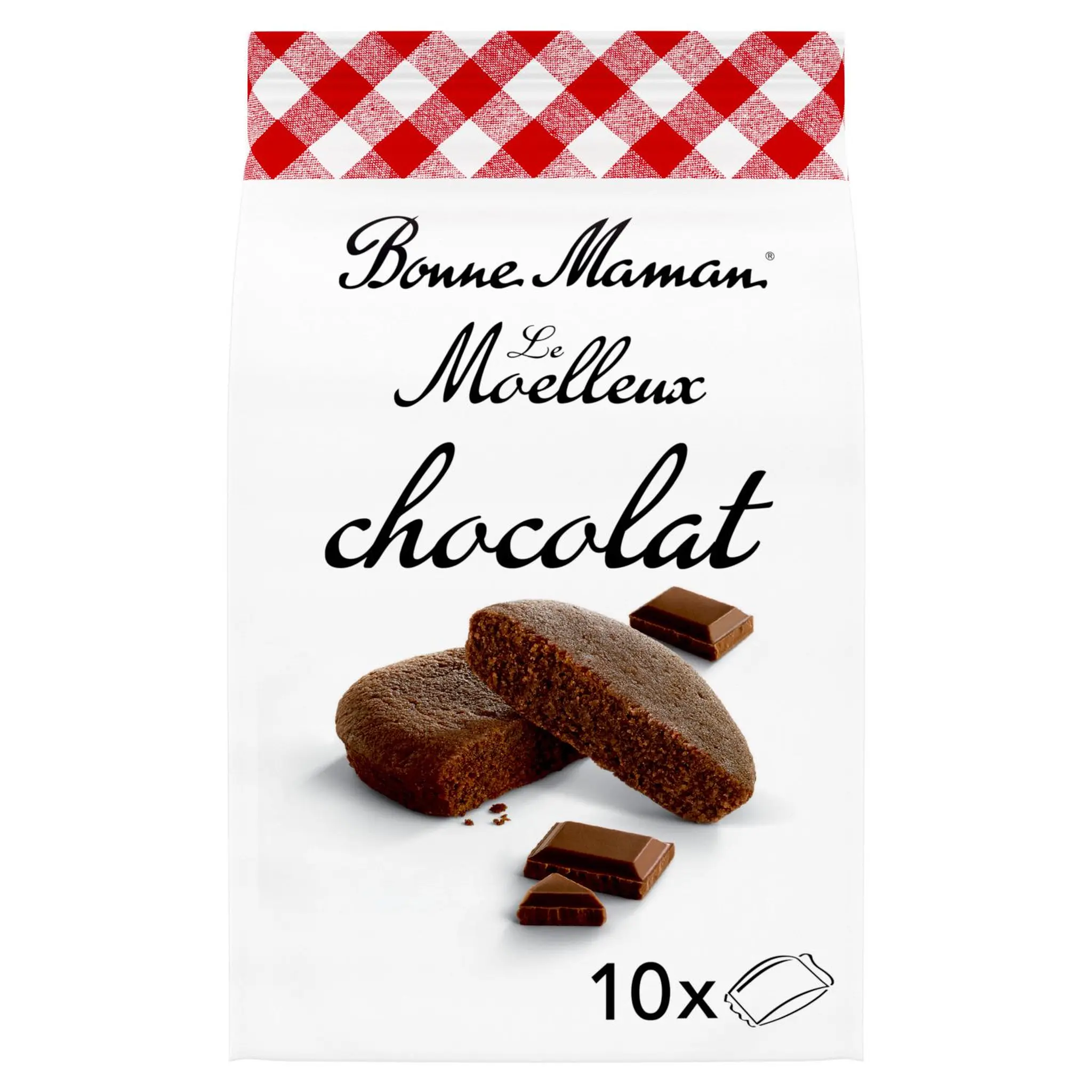 BONNE MAMAN Le moelleux au chocolat sachets individuels