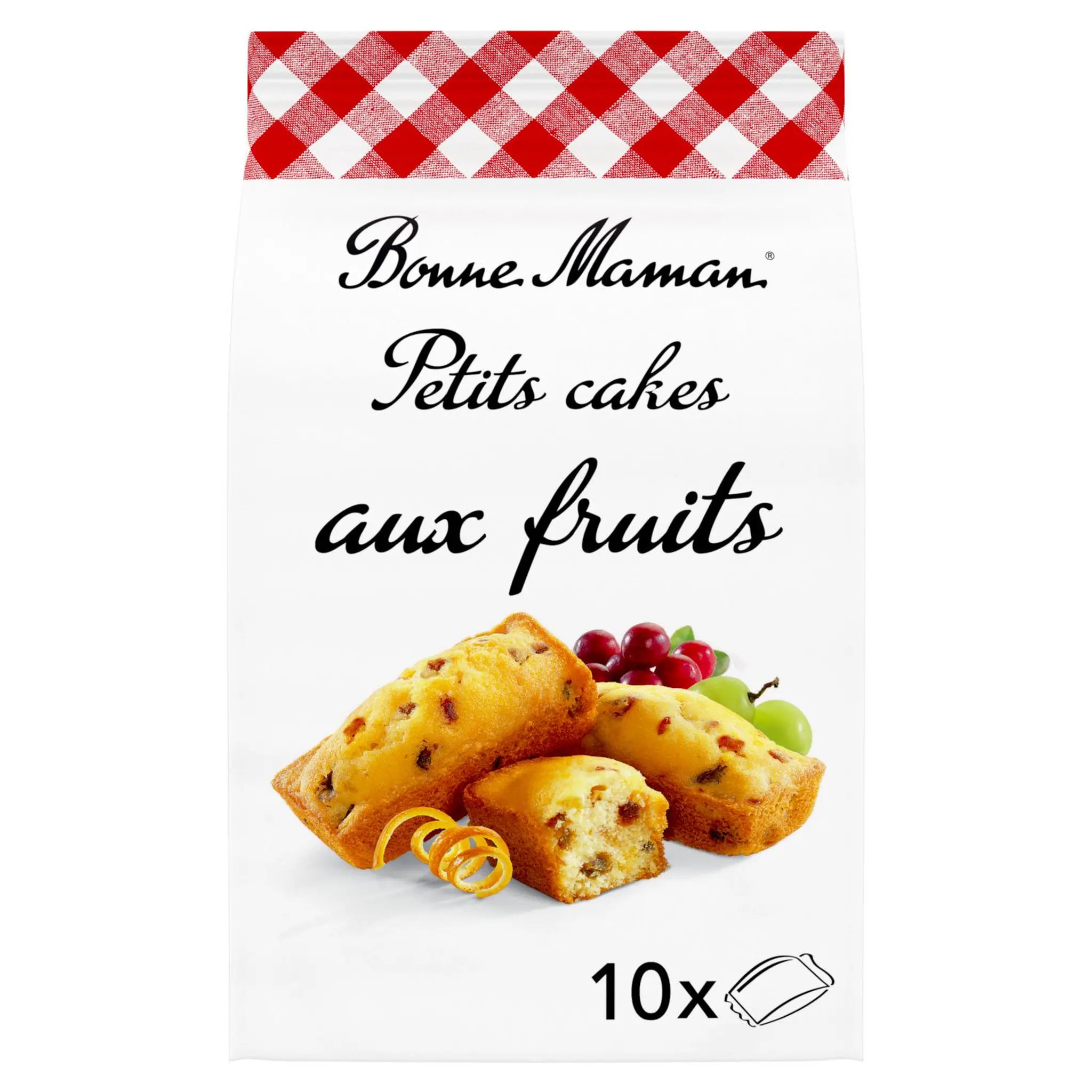 BONNE MAMAN Petits cakes aux fruits sachets individuels