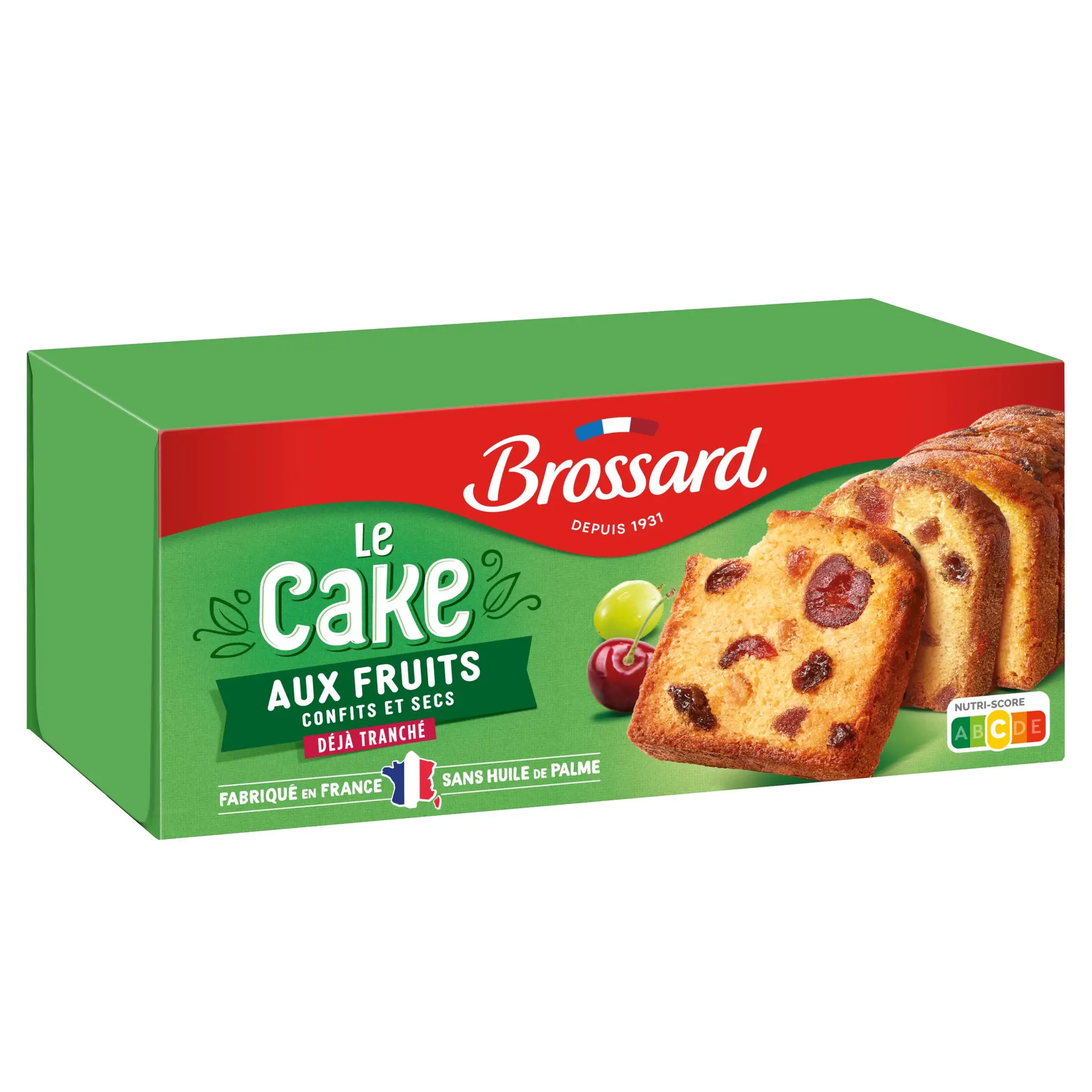 BROSSARD Cake aux fruits prétranché