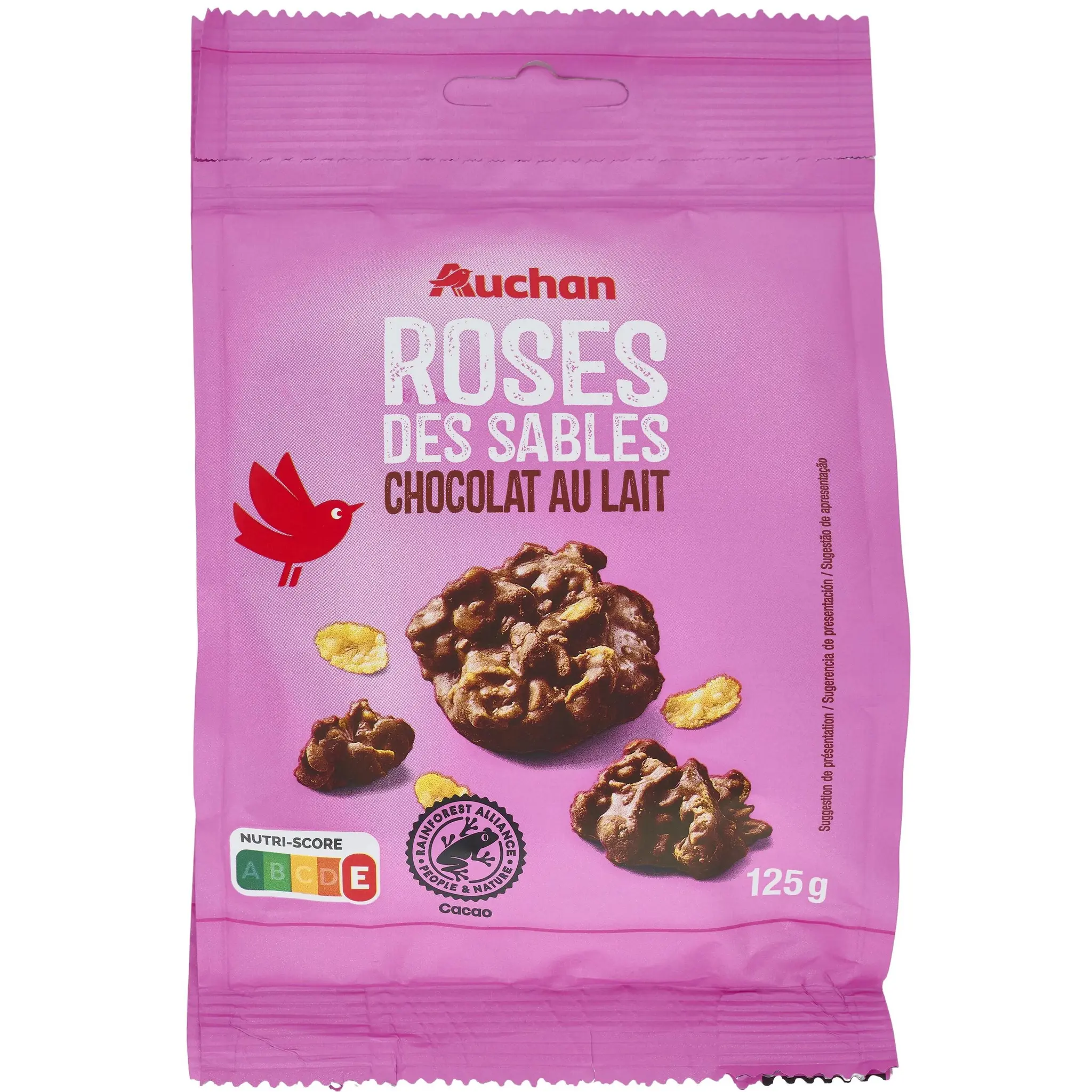 AUCHAN Roses des sables au chocolat au lait