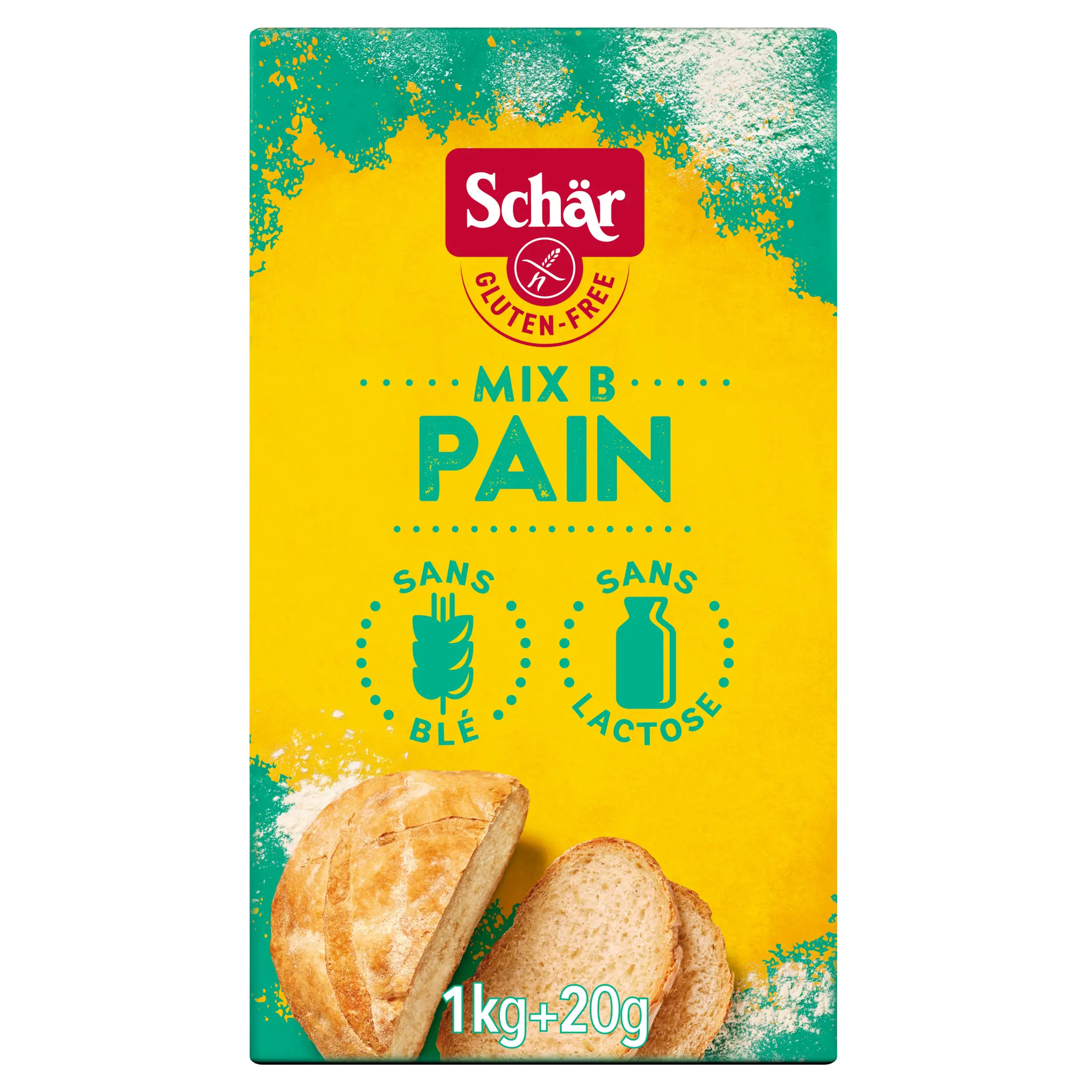 SCHAR Préparation pour pain sans gluten, sans lactose