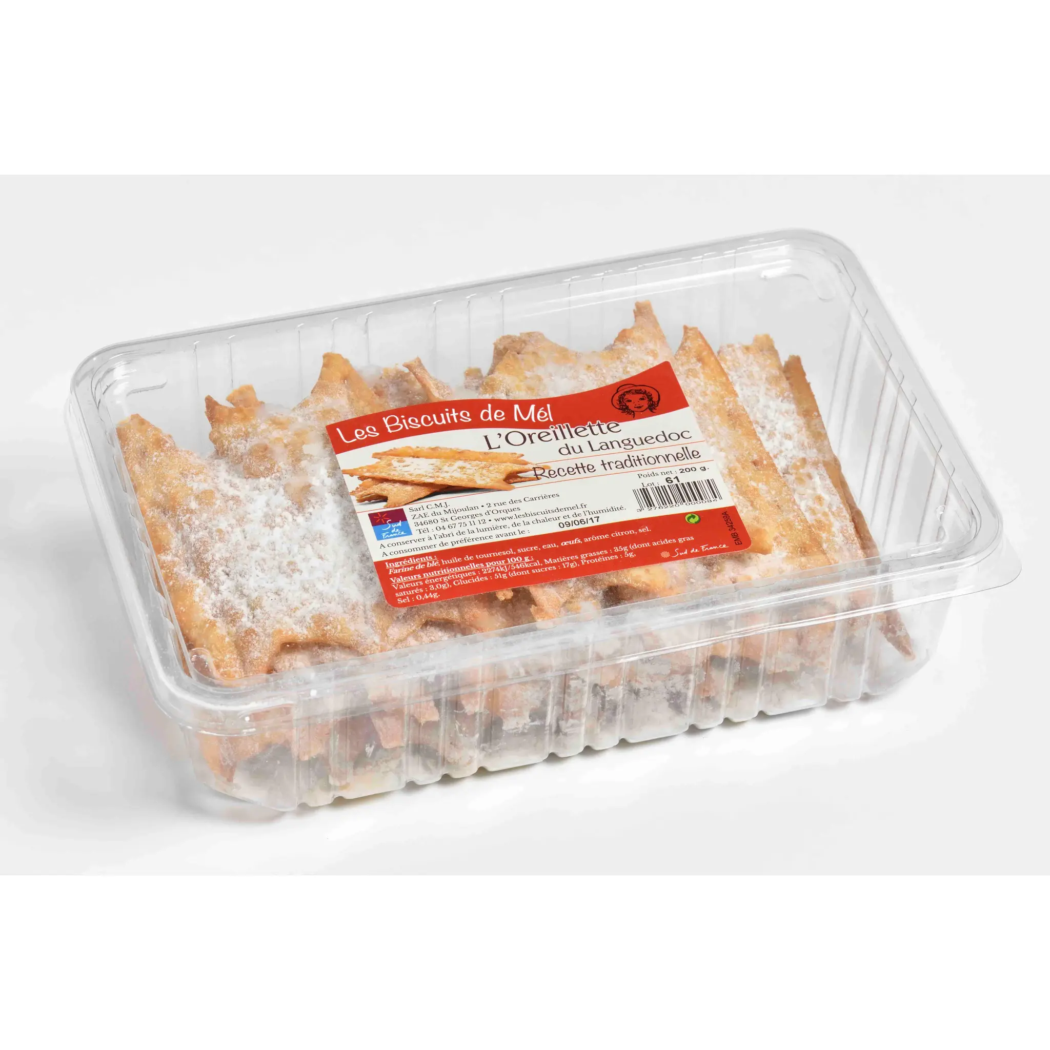LES BISCUITS DE MÉL Oreillette du Languedoc