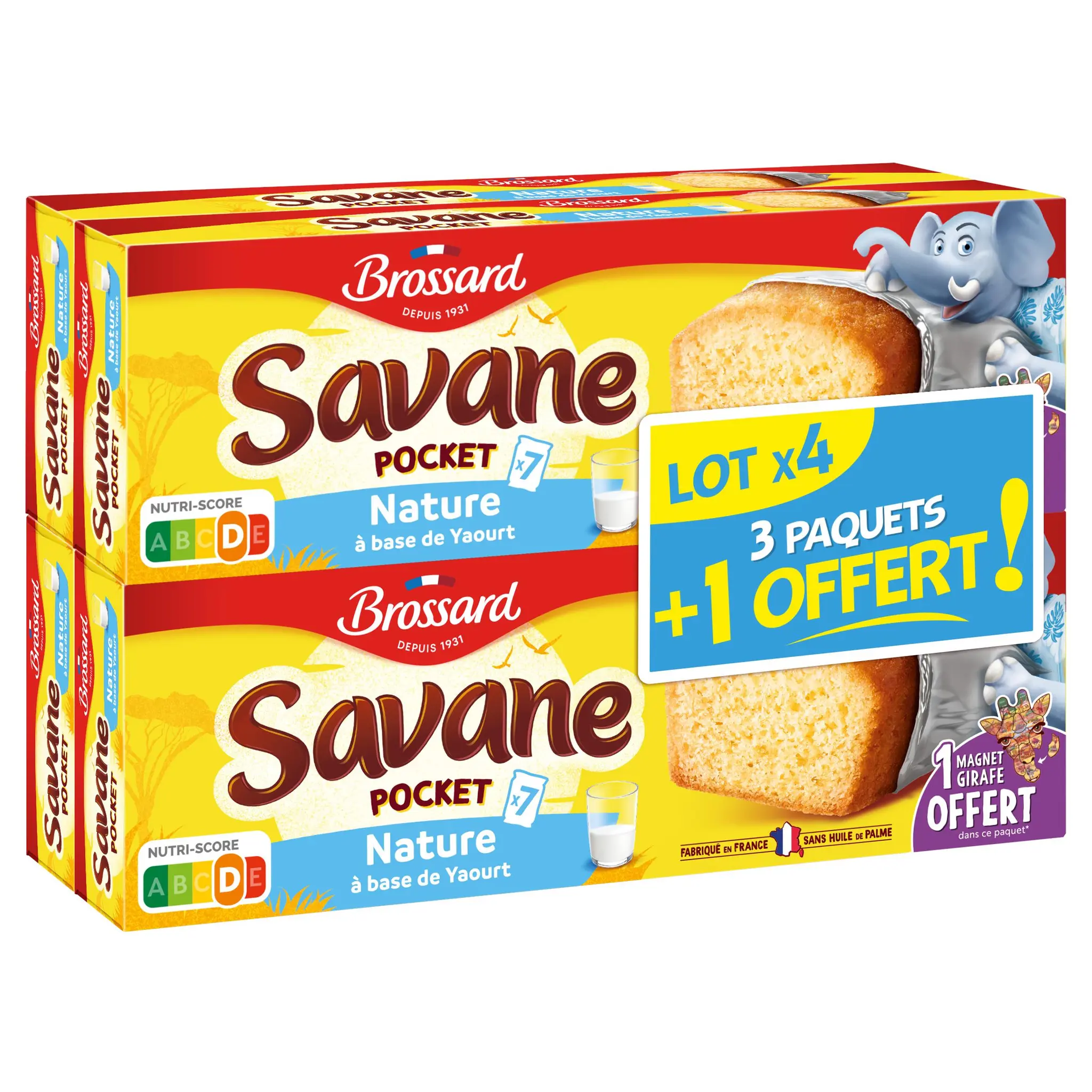 BROSSARD Gâteaux natures à base de yaourt