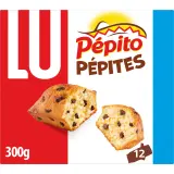 PEPITO Gâteaux moelleux aux pépites de chocolat sachets individuels