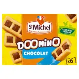 ST MICHEL Doomino gâteaux nappés au chocolat sans huile de palme sachets individuels