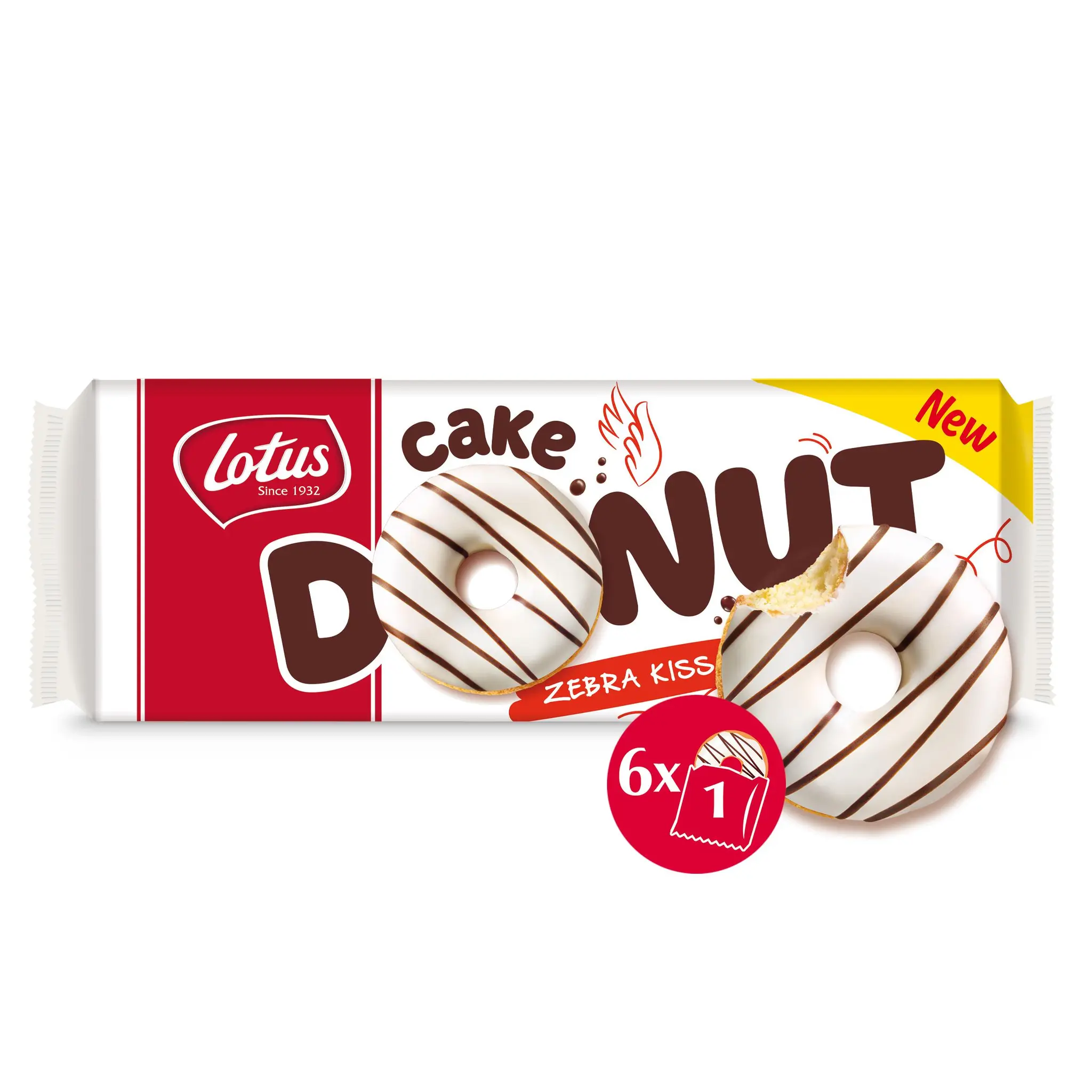 LOTUS Cake donut avec glaçage zebra kiss