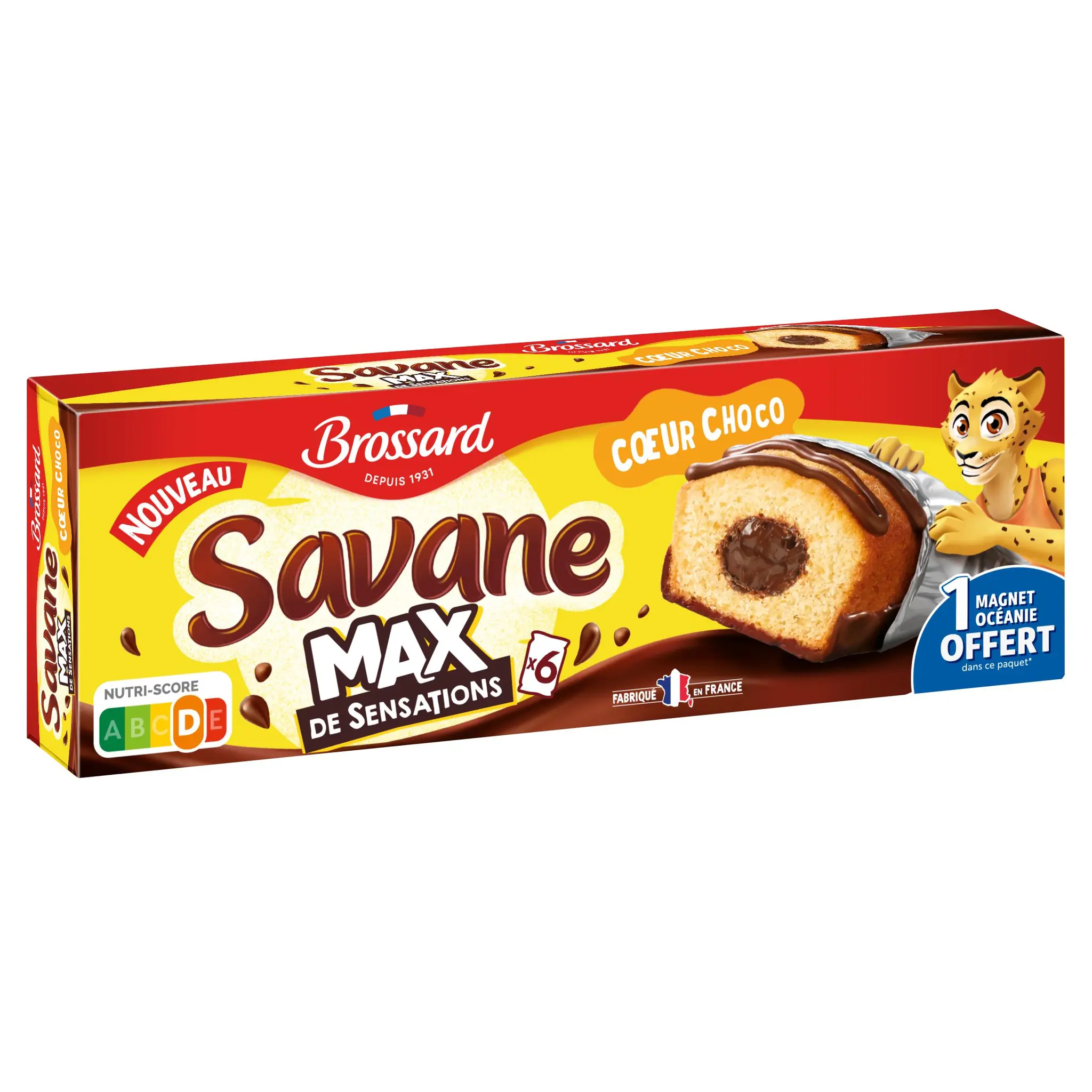BROSSARD Gâteaux Savane Max moelleux au chocolat