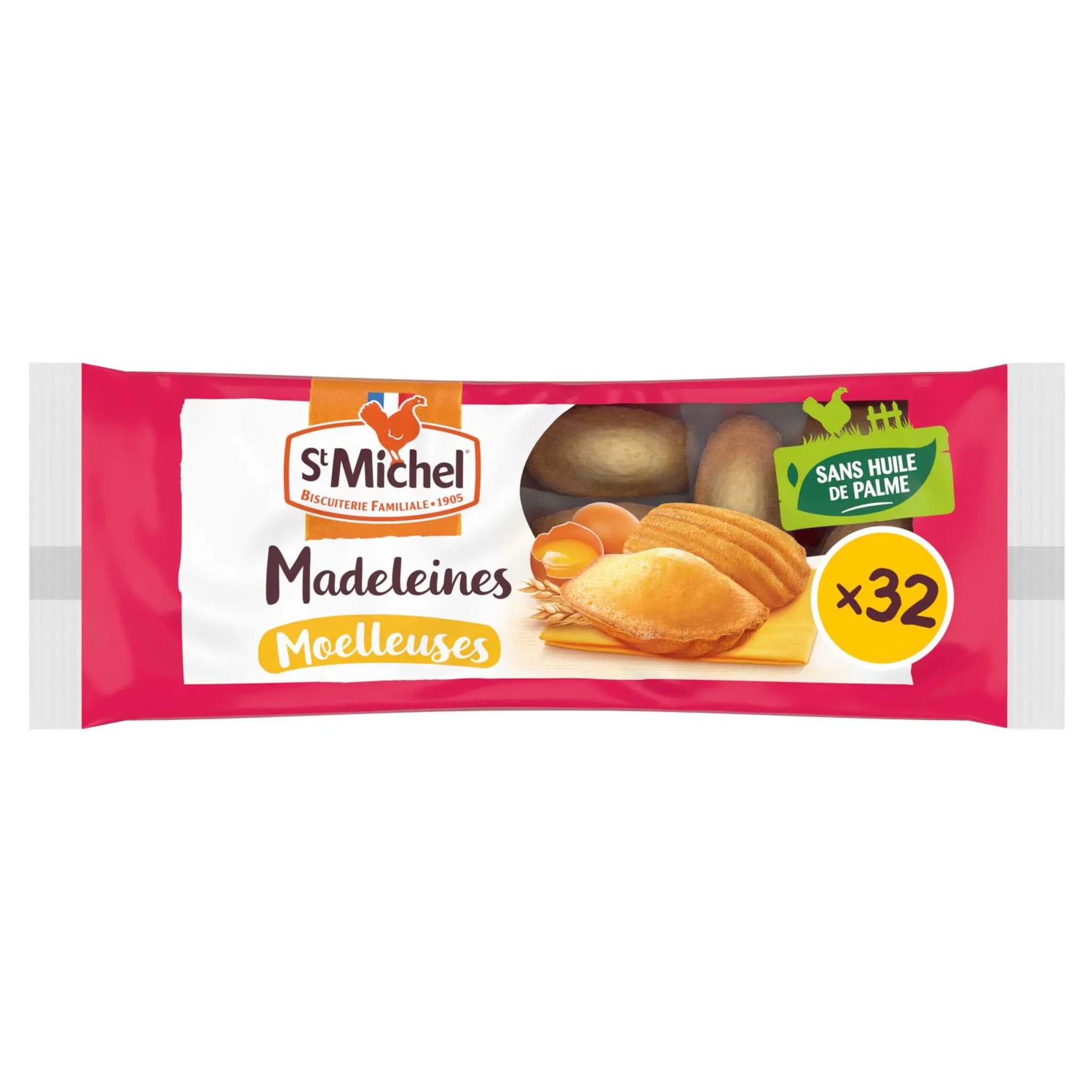 ST MICHEL Madeleines moelleuses nature sachets individuels