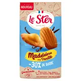 LE STER Madeleines coquilles à la vanille -30% sucre