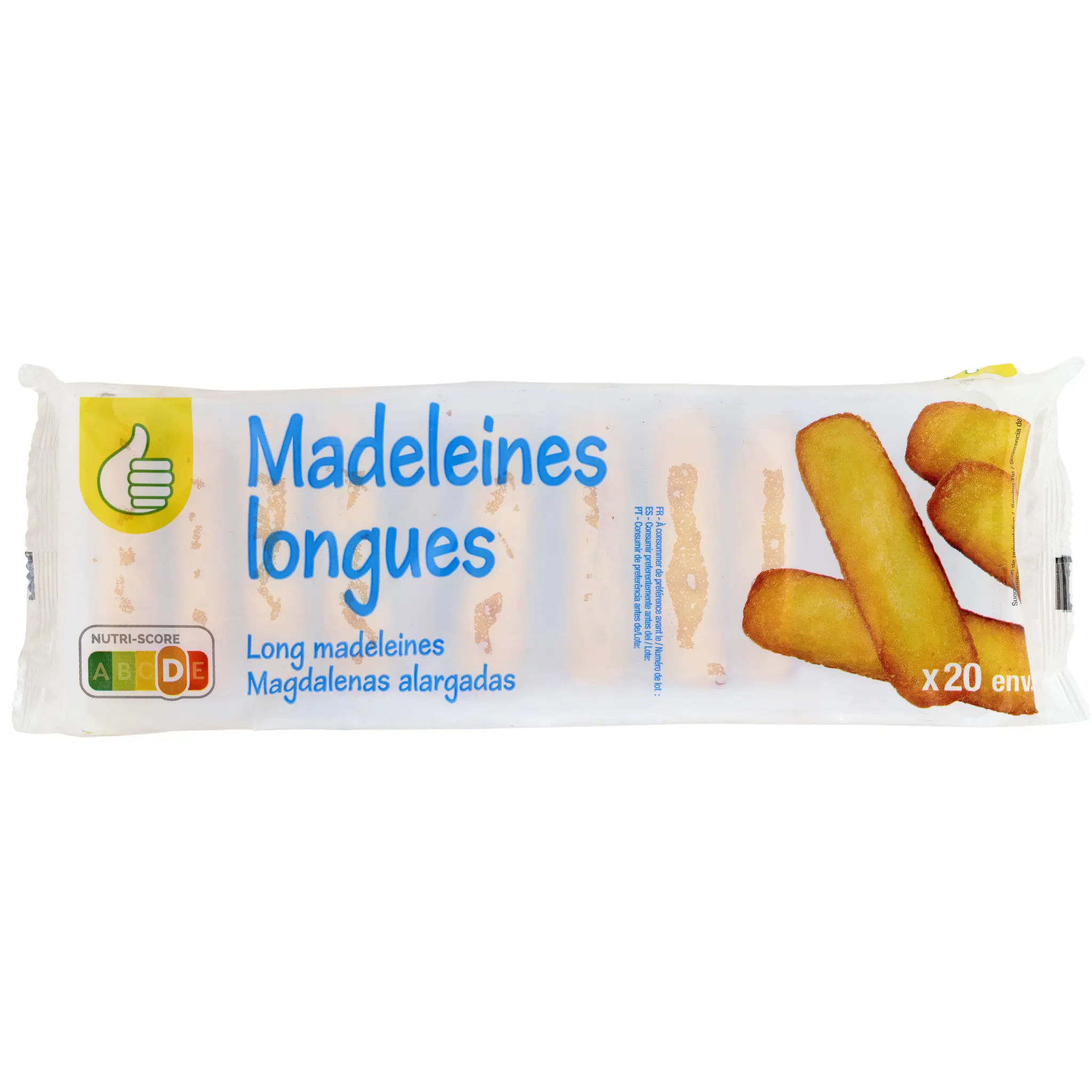 POUCE Madeleines longues