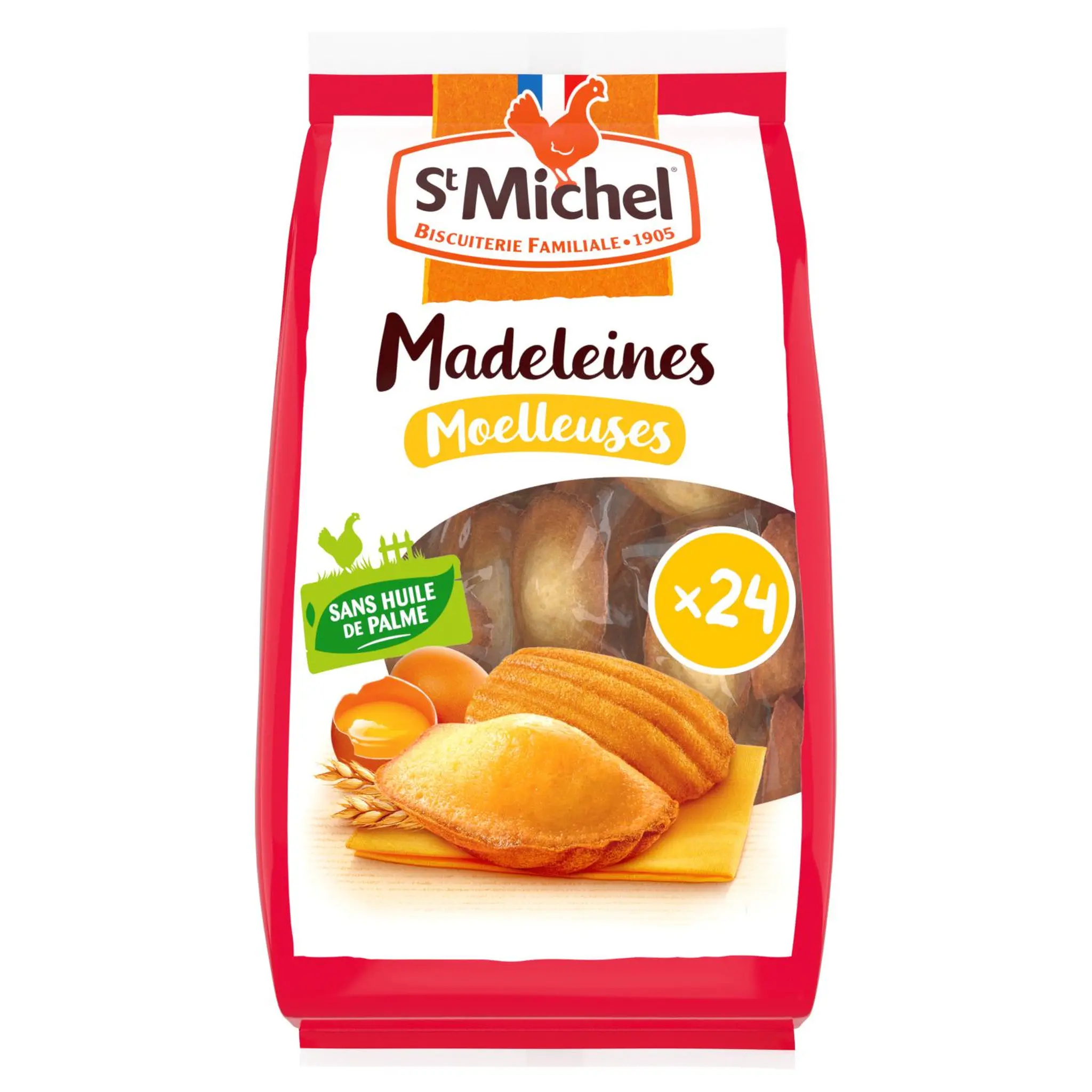 ST MICHEL Madeleines moelleuses sachets individuels