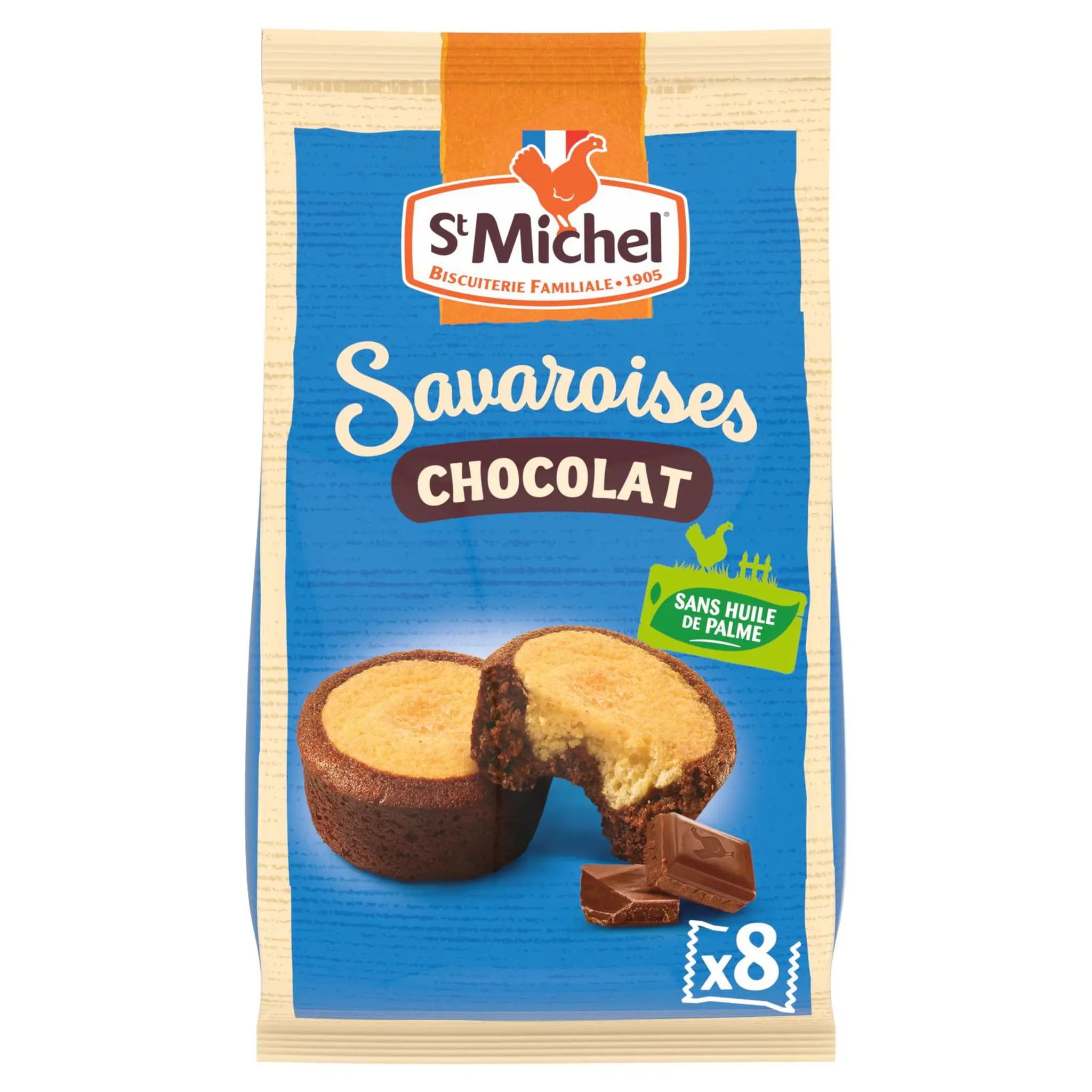 ST MICHEL Savaroises au chocolat sachets individuels