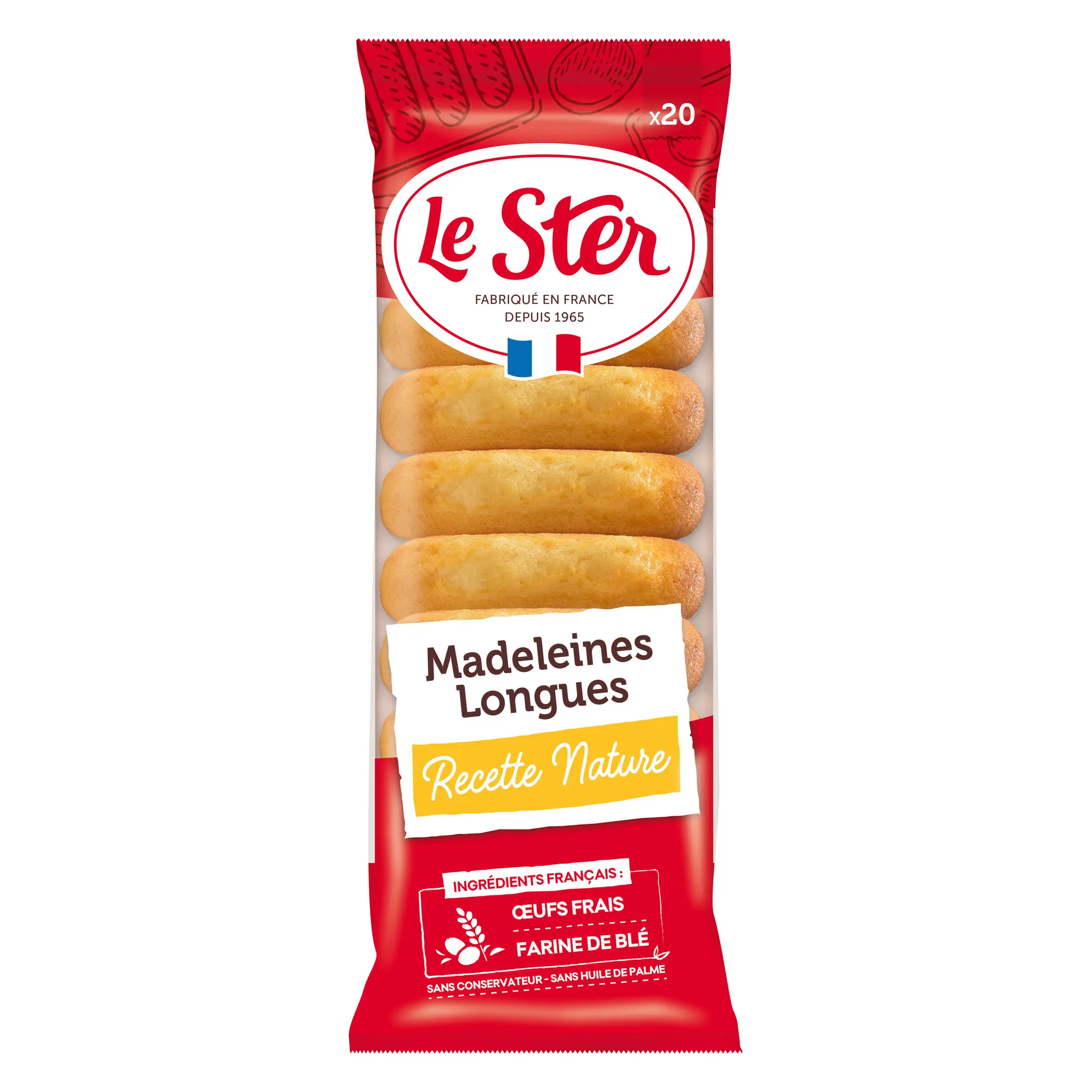 LE STER Madeleines longues nature