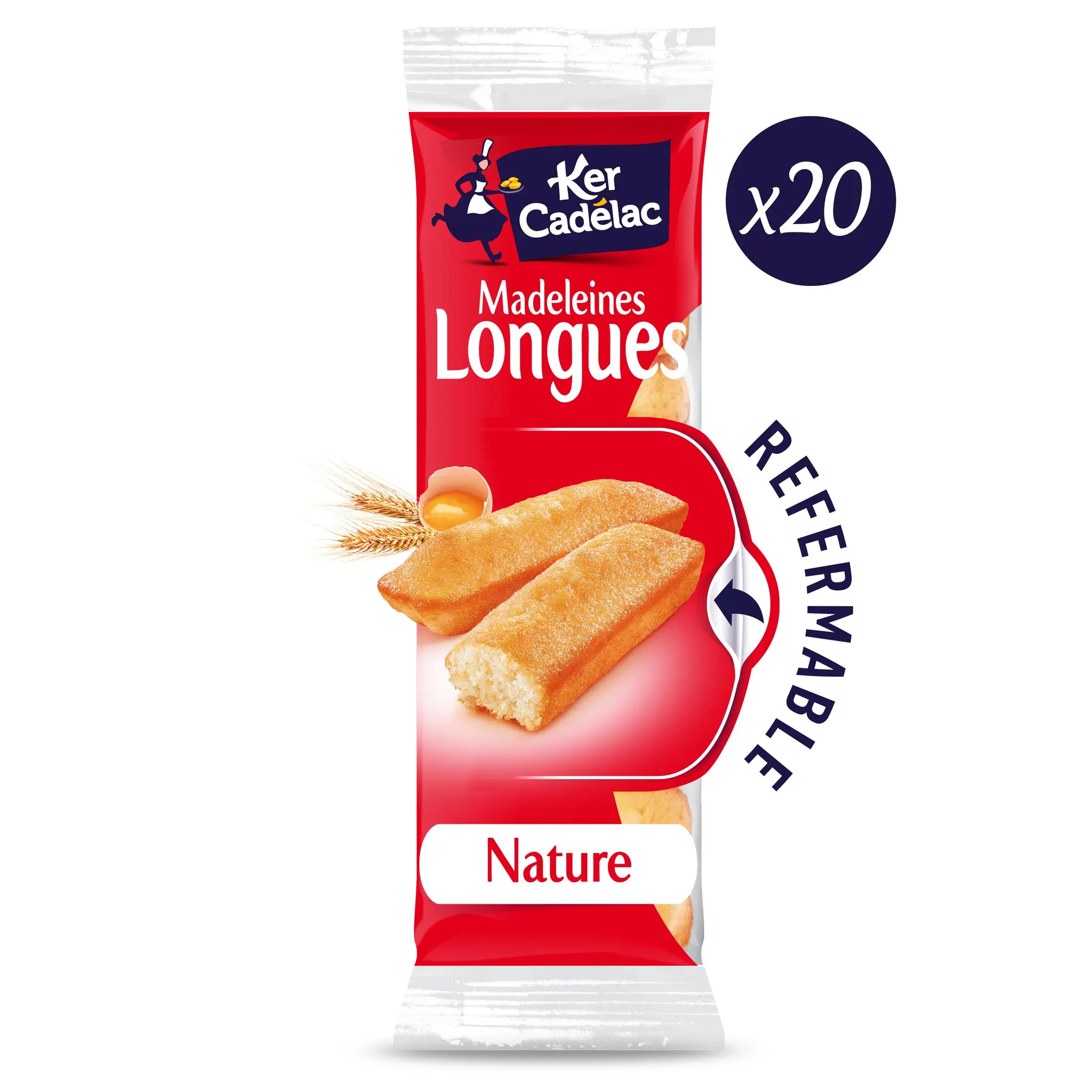 KER CADELAC Madeleines longues au beurre
