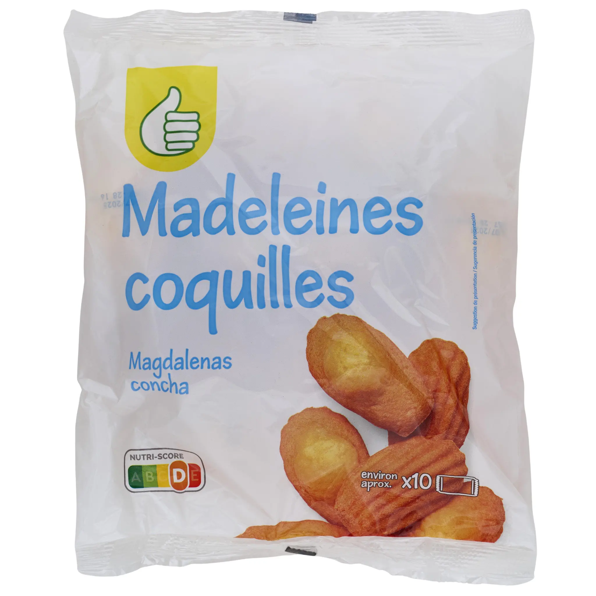 POUCE Madeleines coquilles