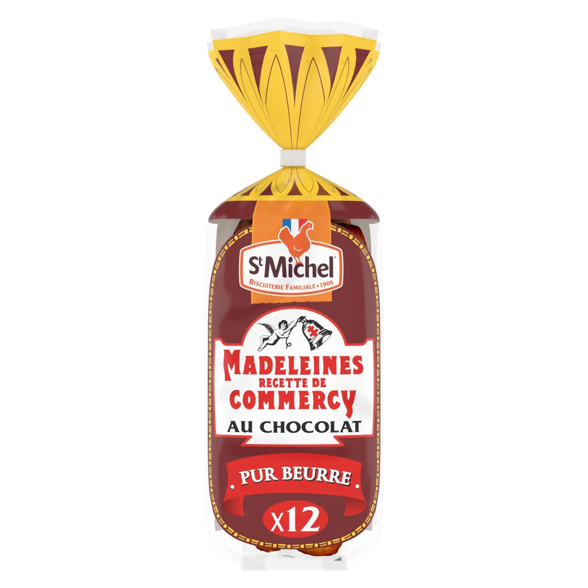 ST MICHEL Madeleines pur beurre recette de Commercy au chocolat