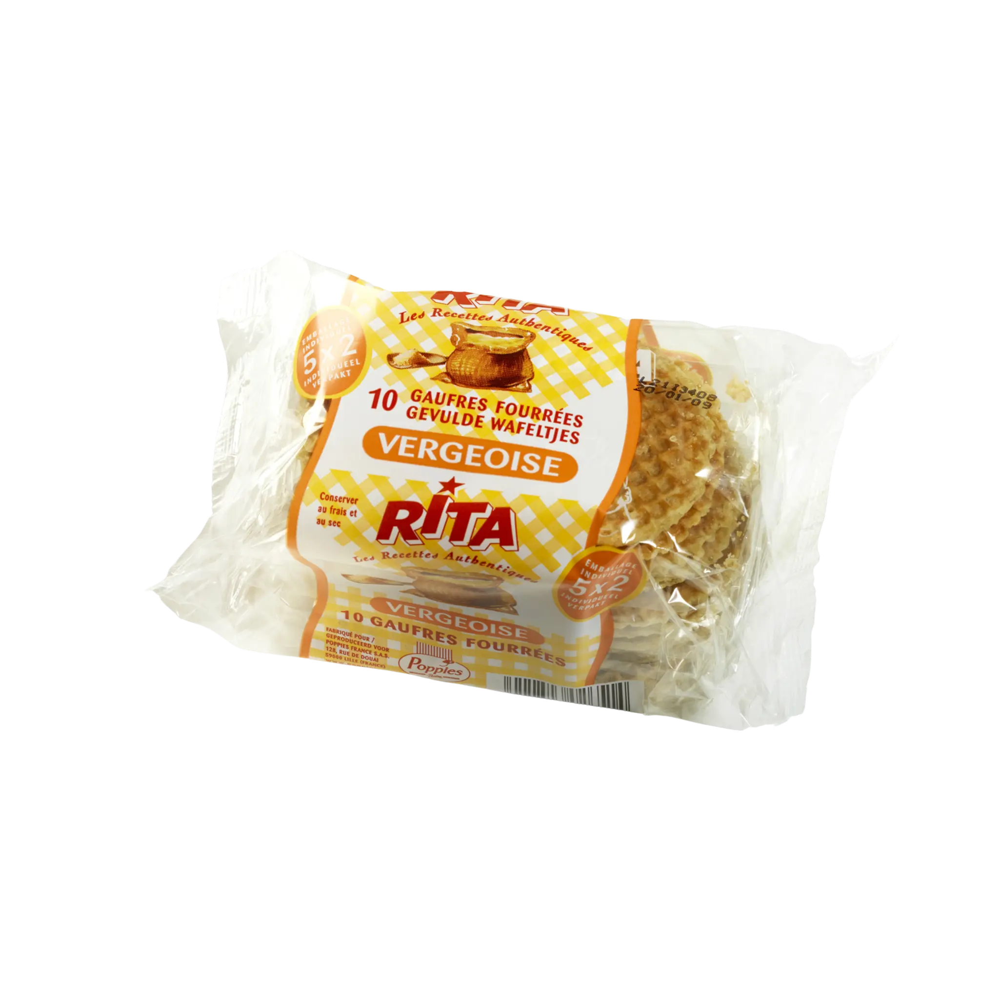 RITA Gaufres fourrées à la vergeoise