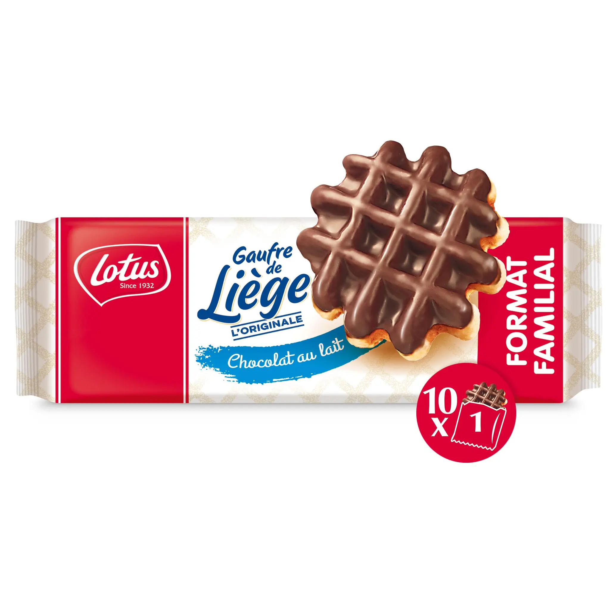 LOTUS Gaufre de Liège au chocolat au lait