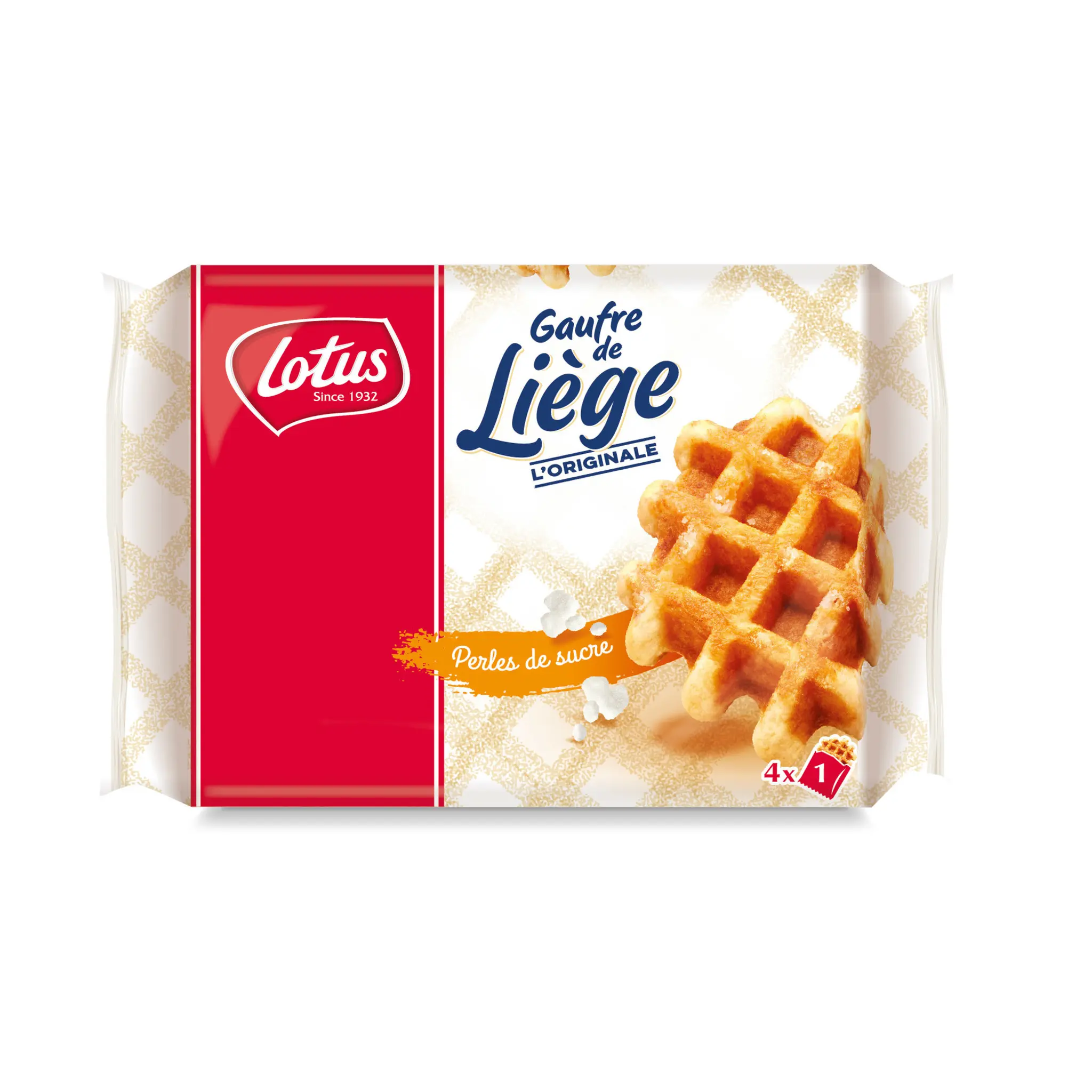 LOTUS Gaufre de Liège perles de sucre en sachet individuel