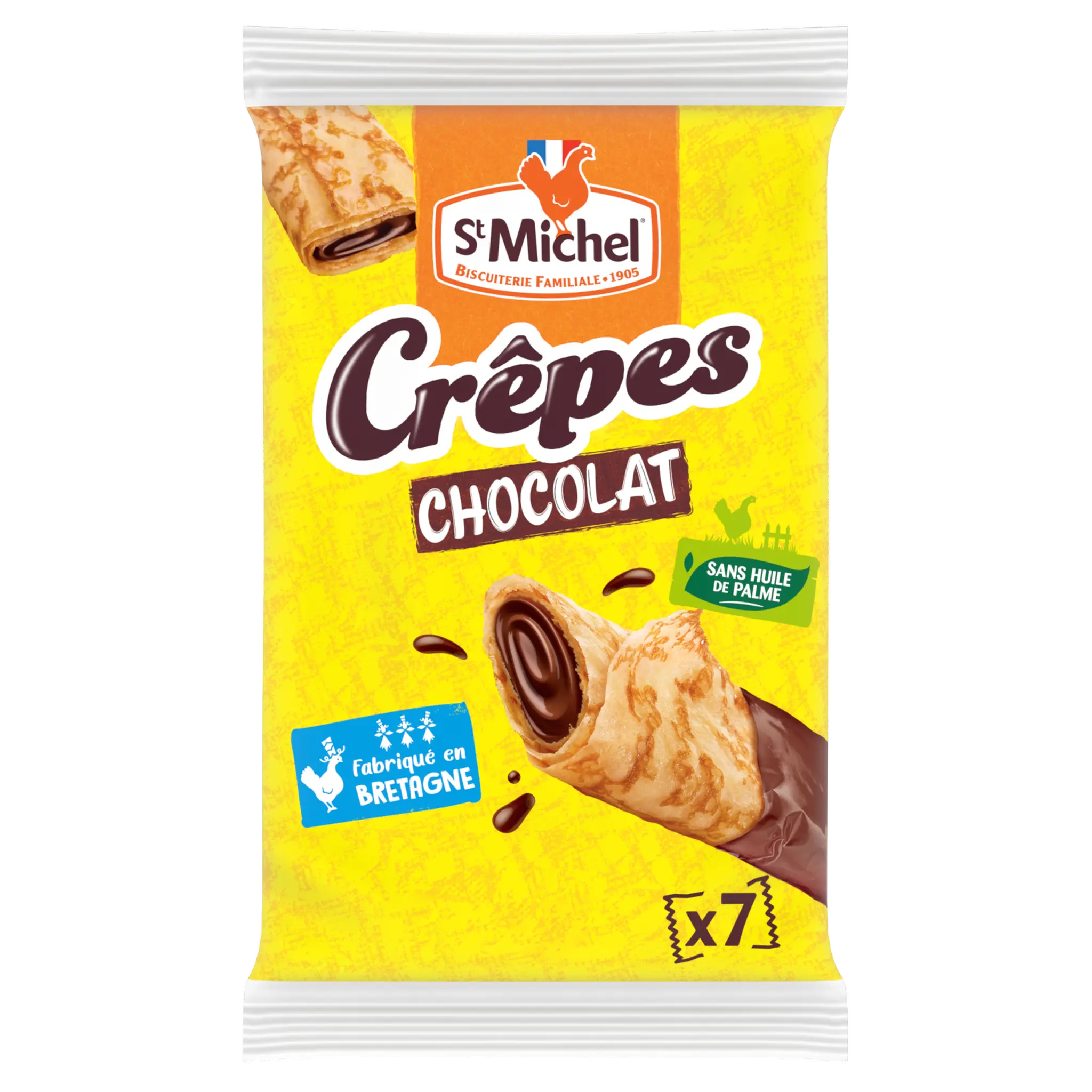 ST MICHEL Crêpes au fourrage chocolat noisettes